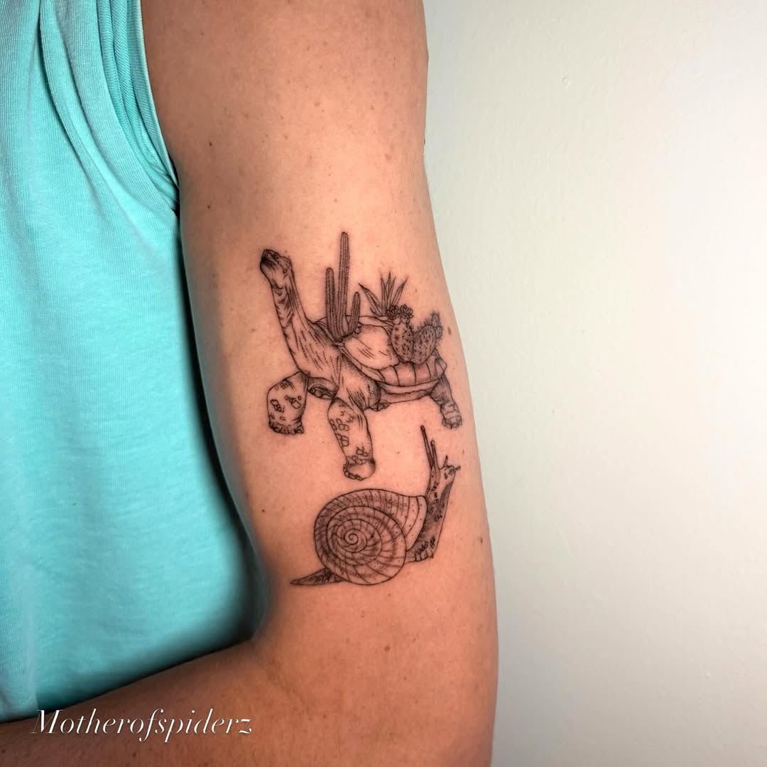 Tattoo by @motherofspiderz β fine_line, illustrative