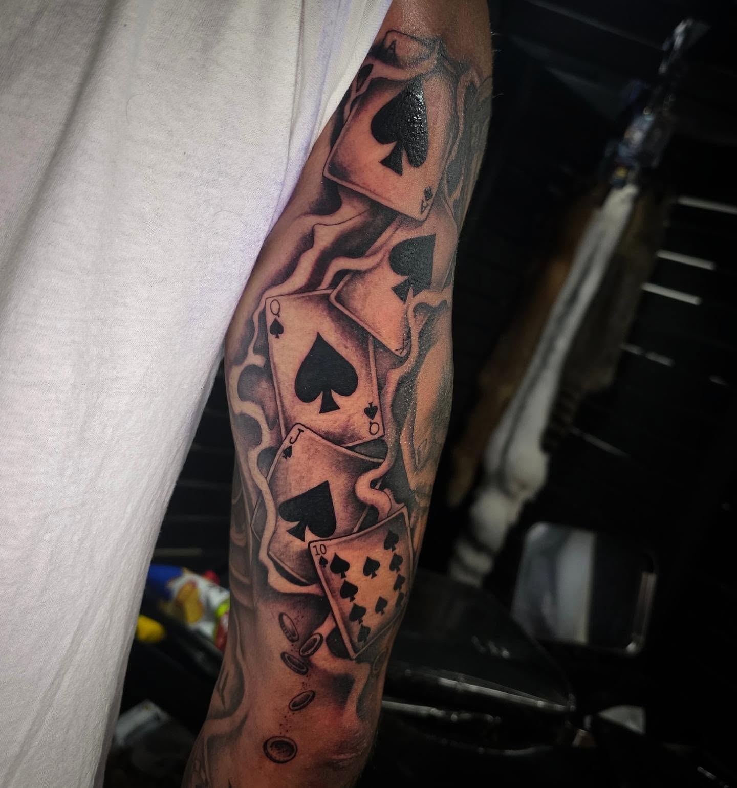 Tattoo by @matriix.ink.tattoos — black_and_grey