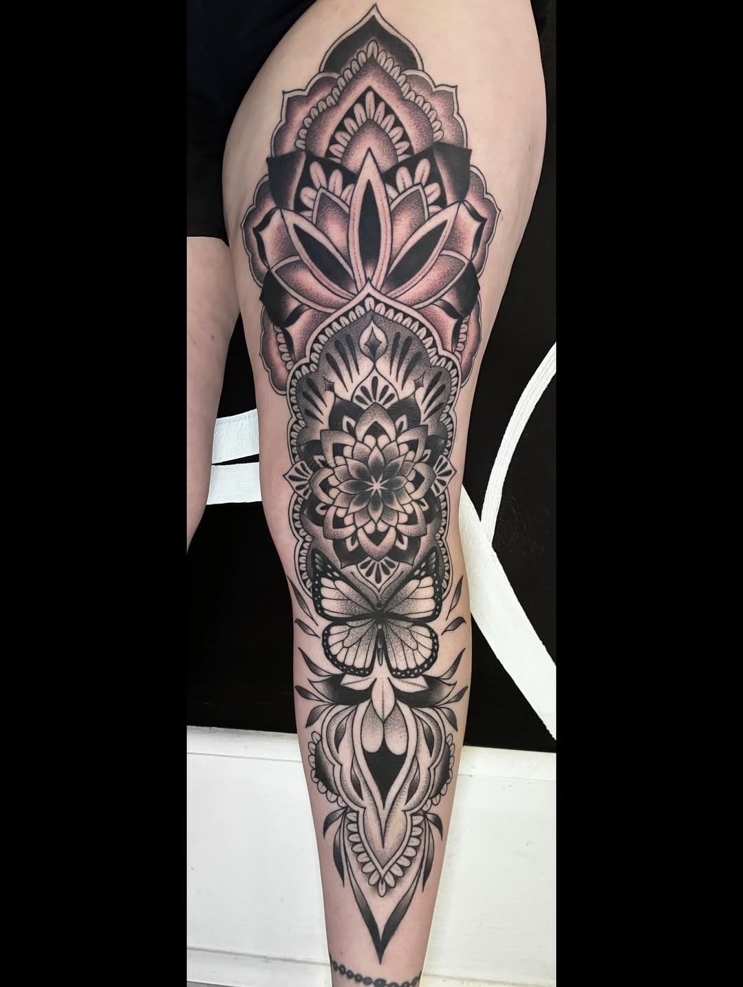 Tattoo by @tattoos_by_compton โ ornamental, dotwork