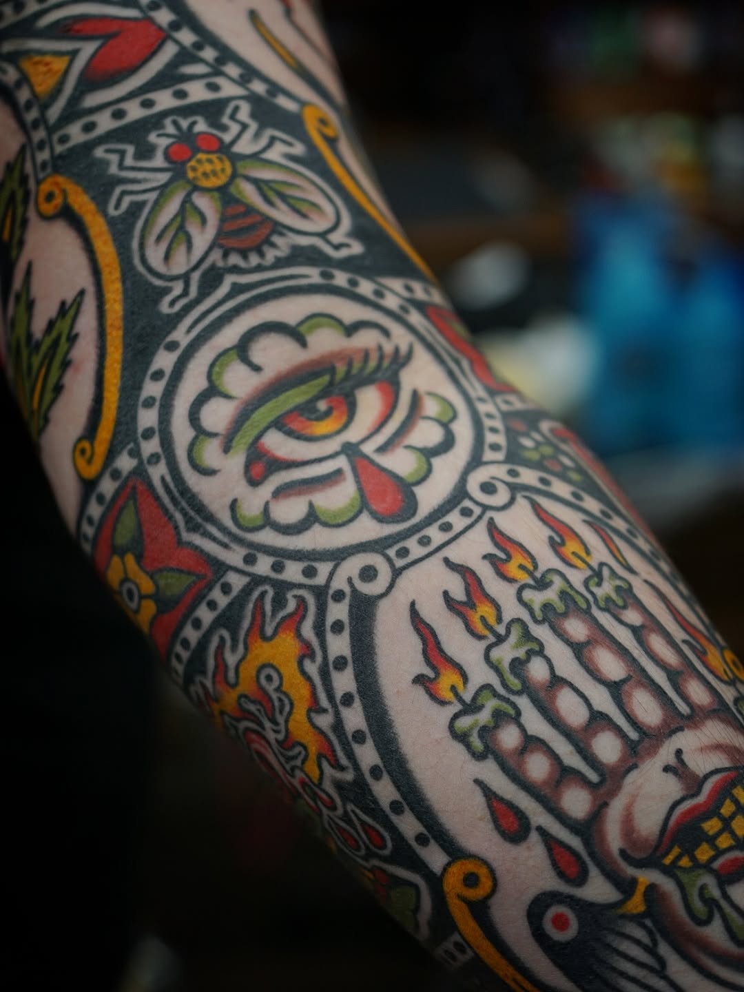Tattoo by @jonnybearhands — american_traditional