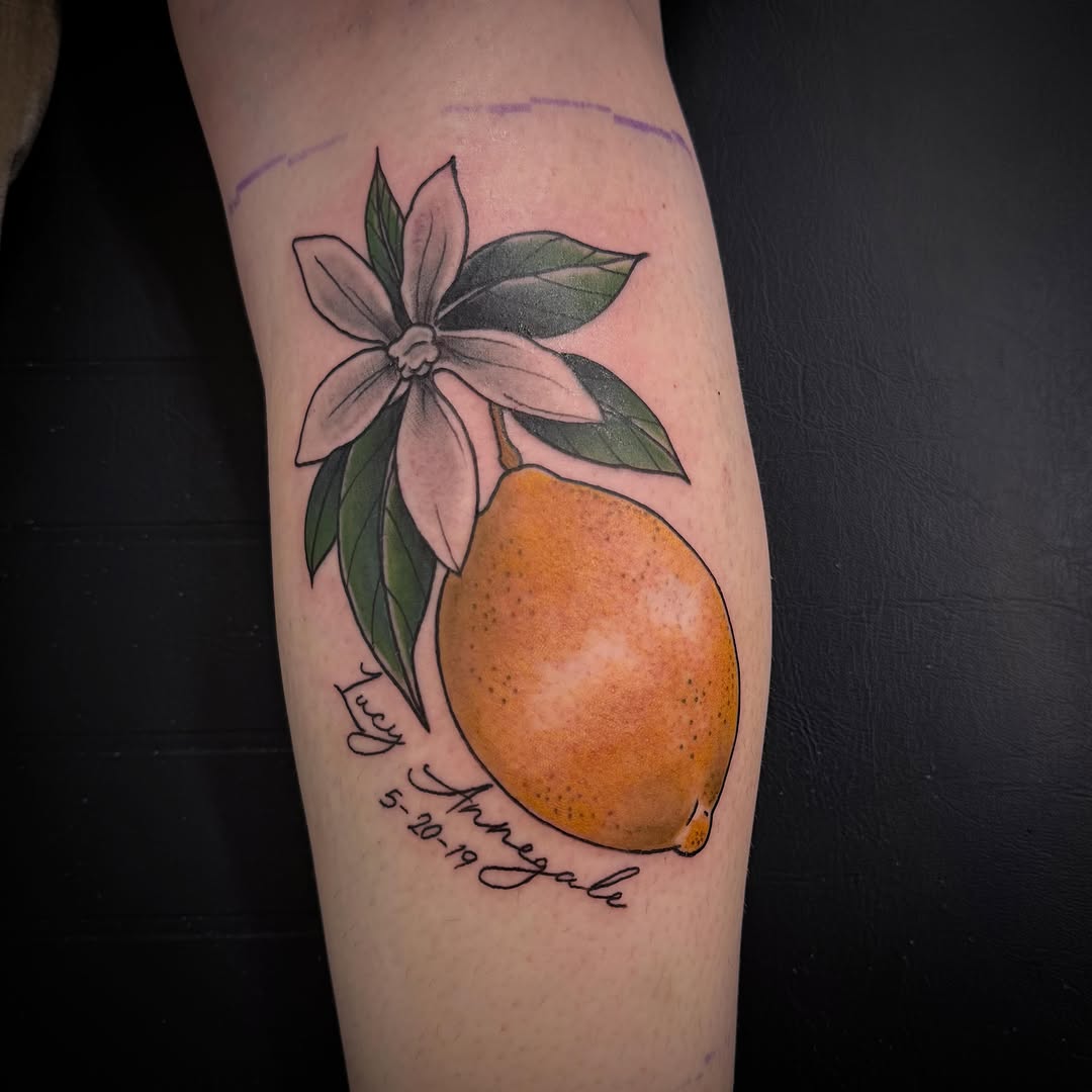 Tattoo by @h.gonzalez_tattoos — realism, lettering_script