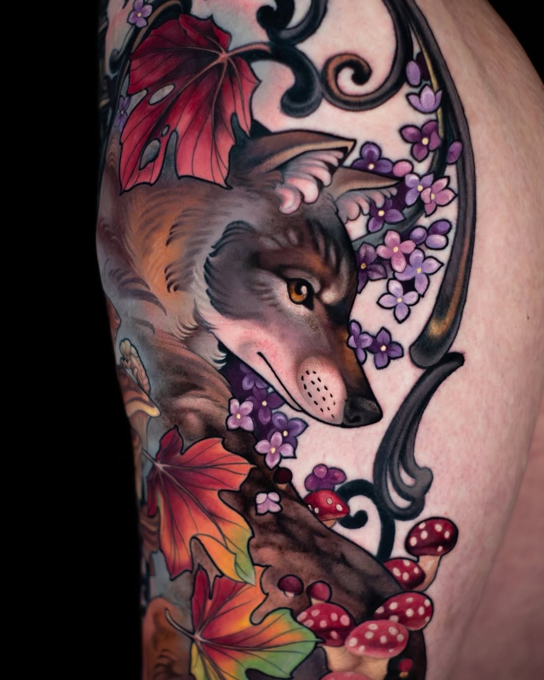 Tattoo by @hannahsteeleart — realism, neo_traditional