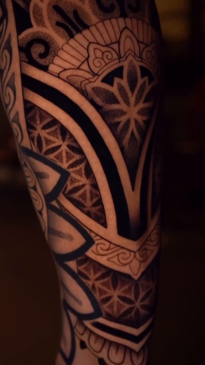 Tattoo by @jasoncalltattooer — geometric, blackwork