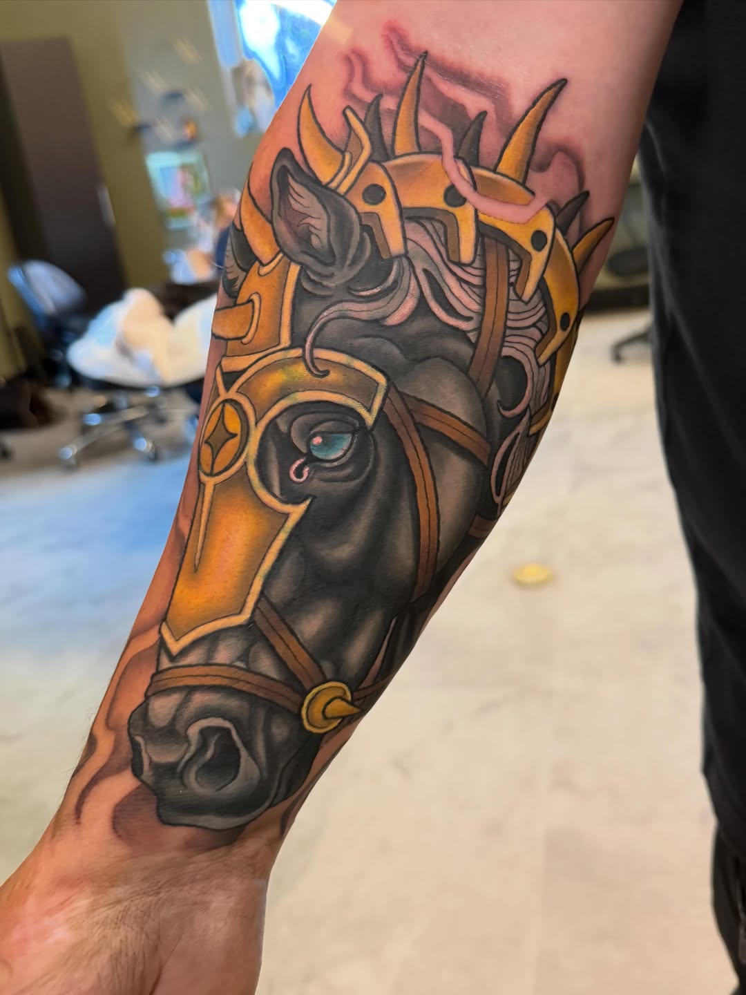 Tattoo by @kylebehrtattoos — neo_traditional, realism