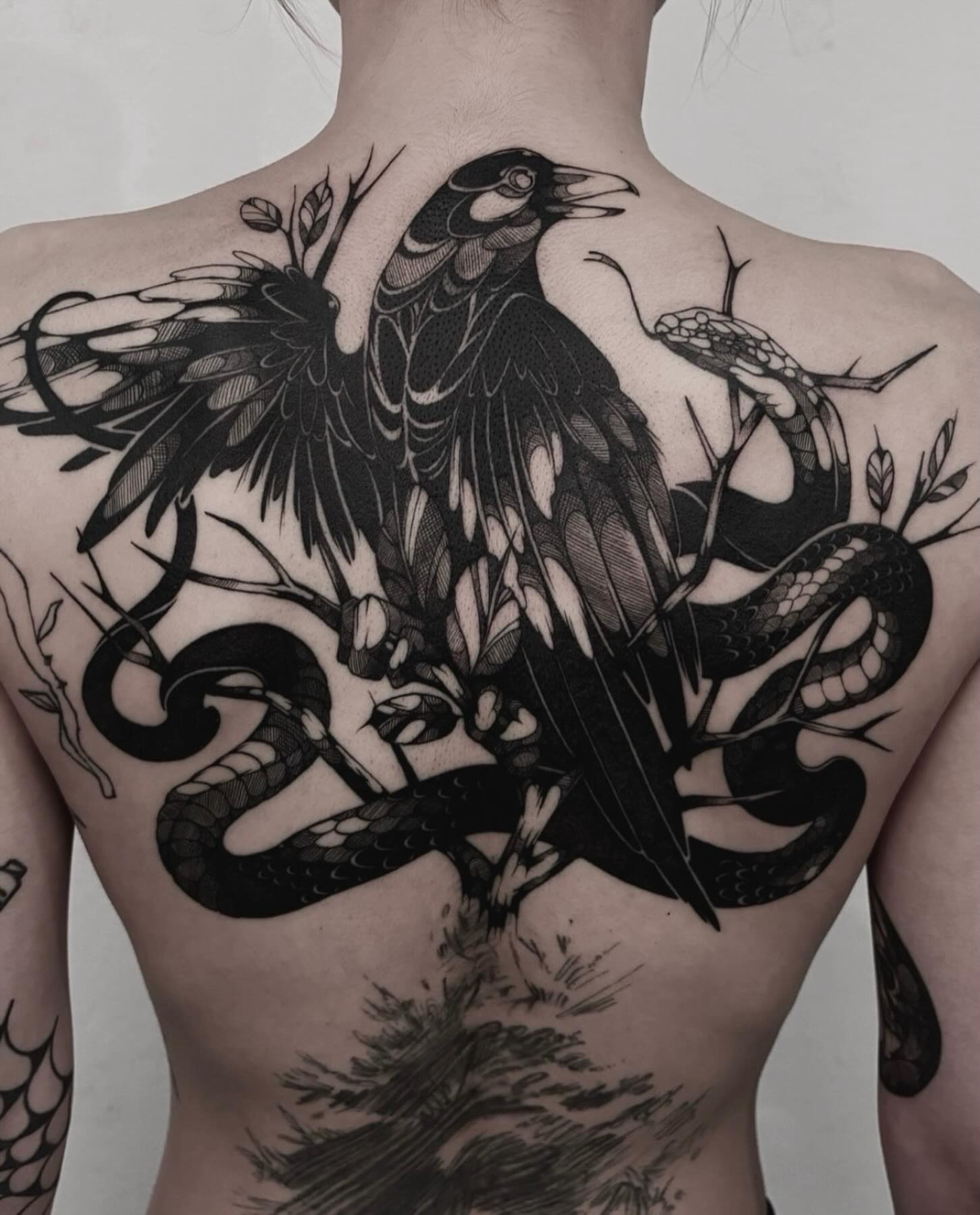 Tattoo by @codeblackink โ black_and_grey, realism