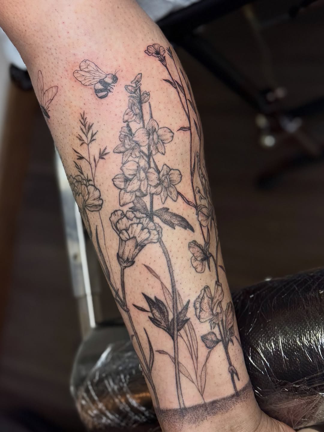 Tattoo by @coreychav.tattoos β fine_line, black_and_grey