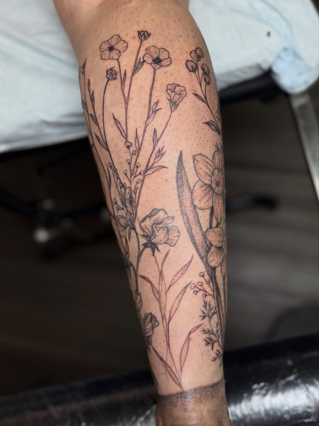 Tattoo by @coreychav.tattoos β fine_line, black_and_grey