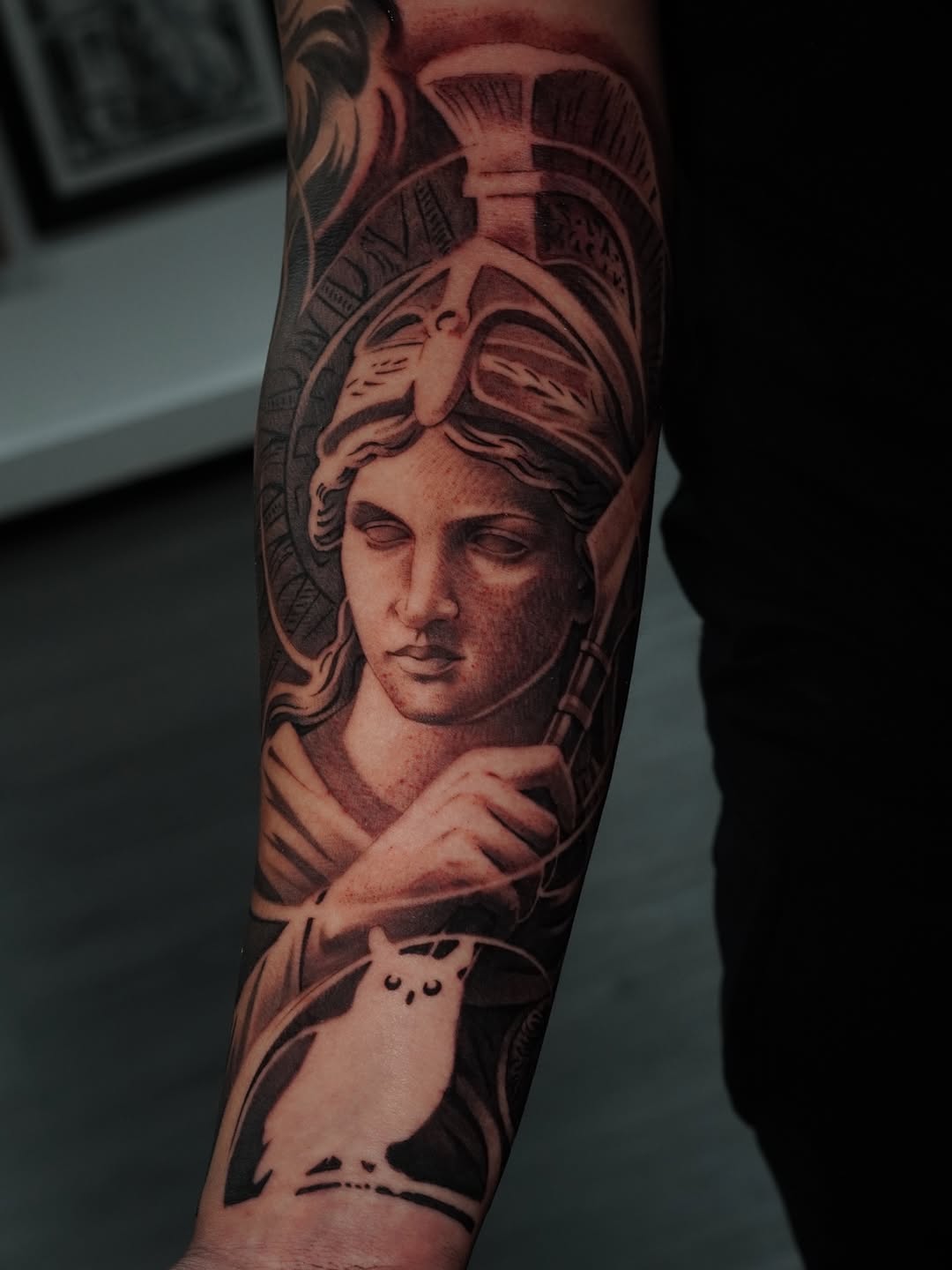 Tattoo by @jessem_tattoos — realism, black_and_grey