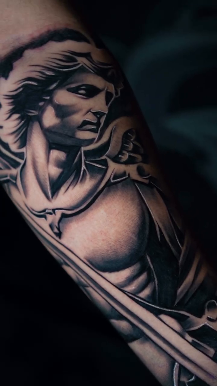 Tattoo by @ghostinkzz β realism, black_and_grey