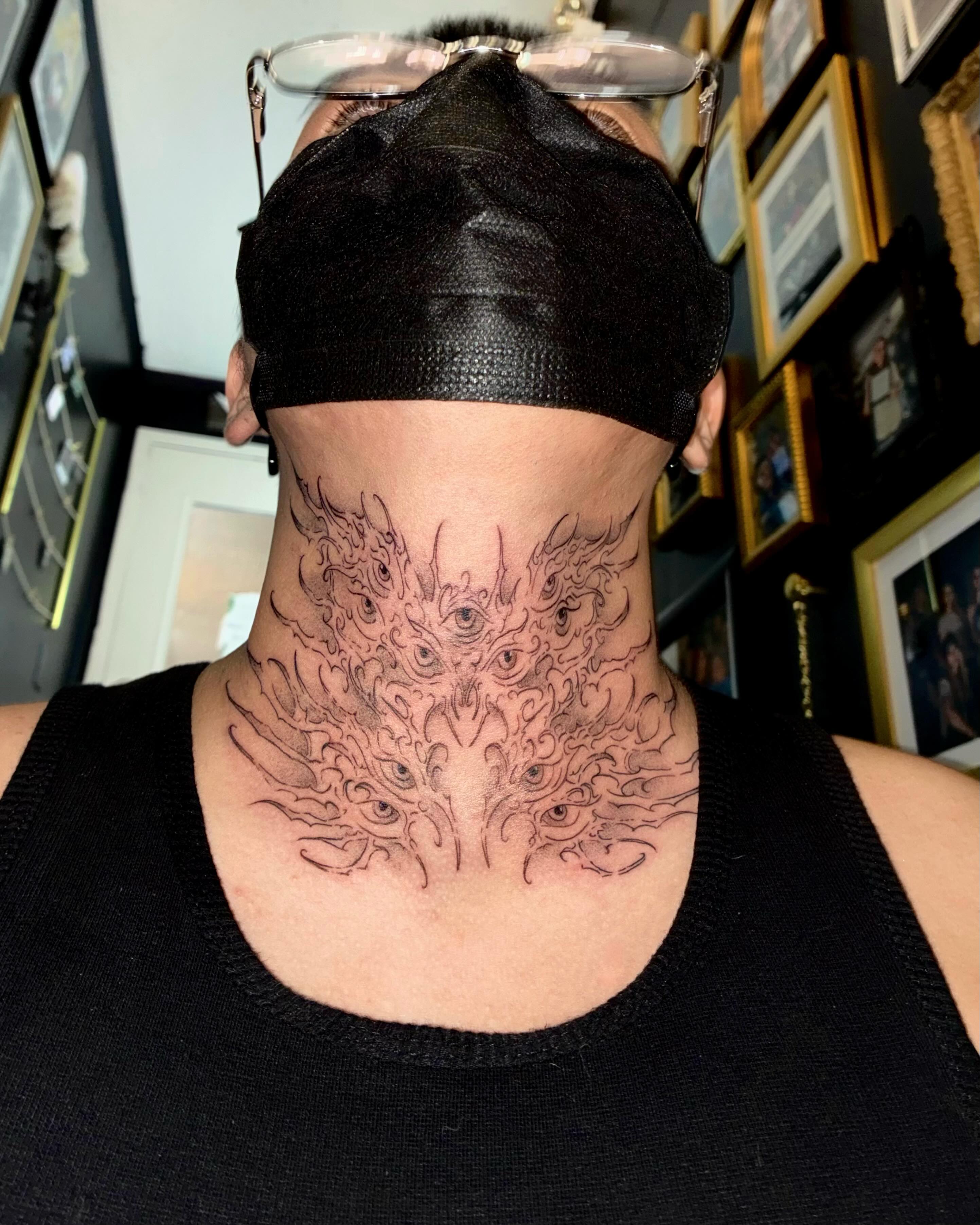 Tattoo by @smashyourboyy — black_and_grey