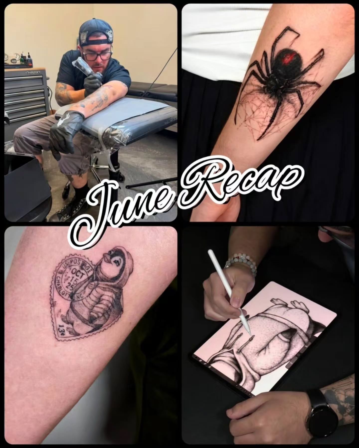 Spider realism tattoo on the forearm by ๐๐ฎ๐ป๐ฎ๐ถ๐, Charlotte, North Carolina