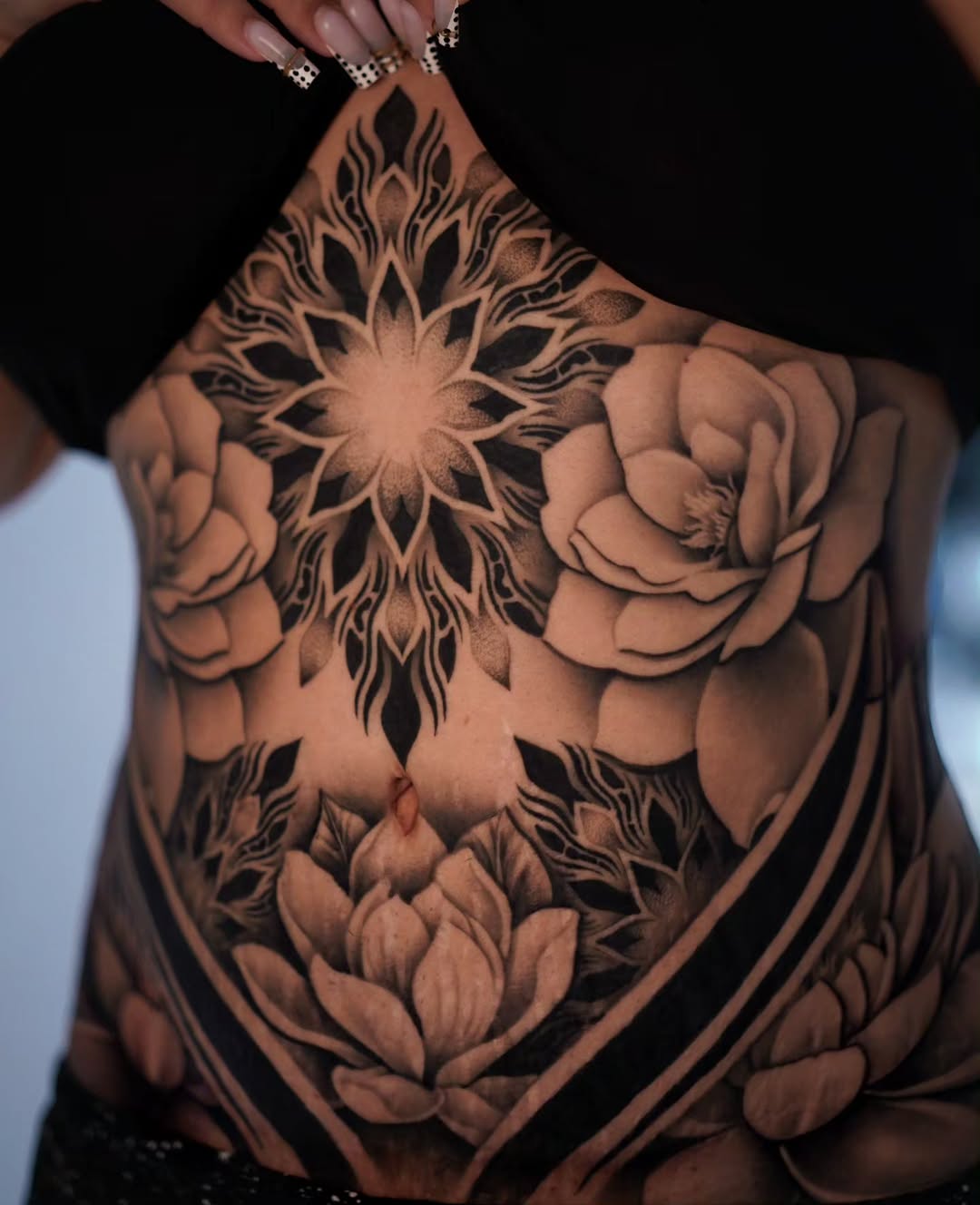Tattoo by @inkbyesto — black_and_grey, realism