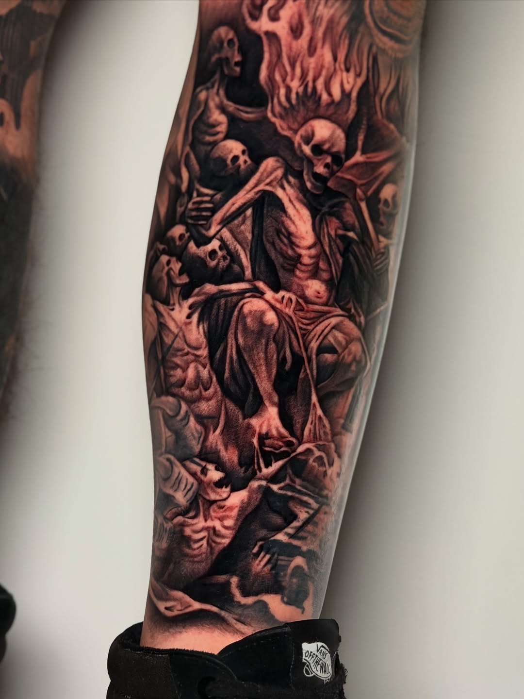 Tattoo by @inkedbykiki — dark_realism, black_and_grey
