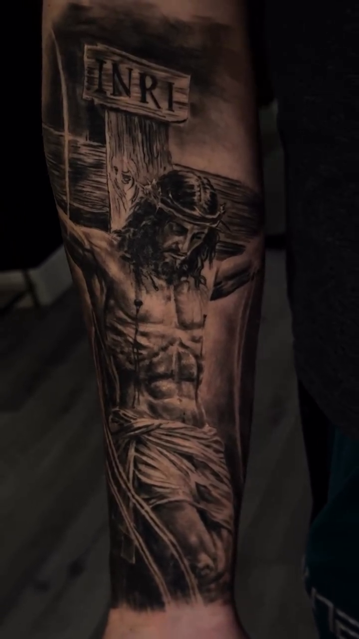 Tattoo by @_ambitiousdreamer β realism, black_and_grey