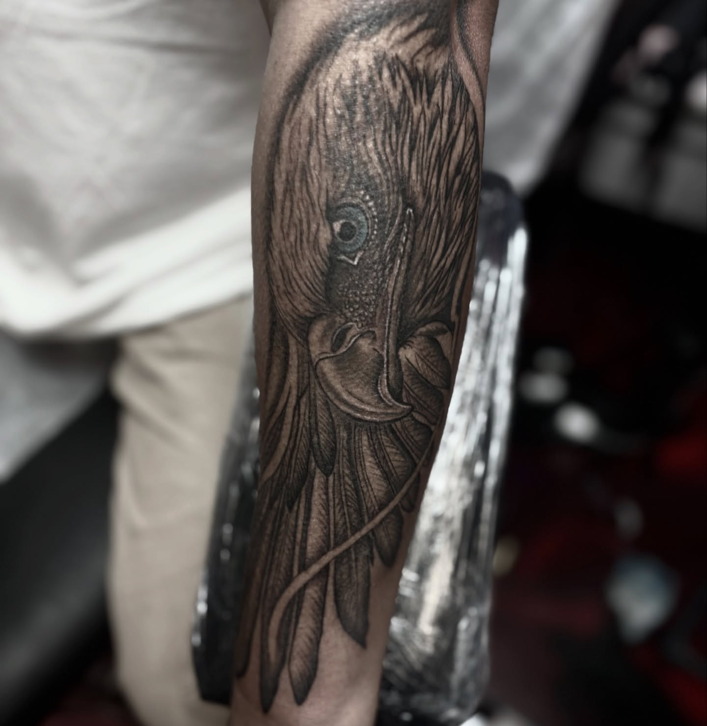 Tattoo by @ladonastinta — black_and_grey, realism
