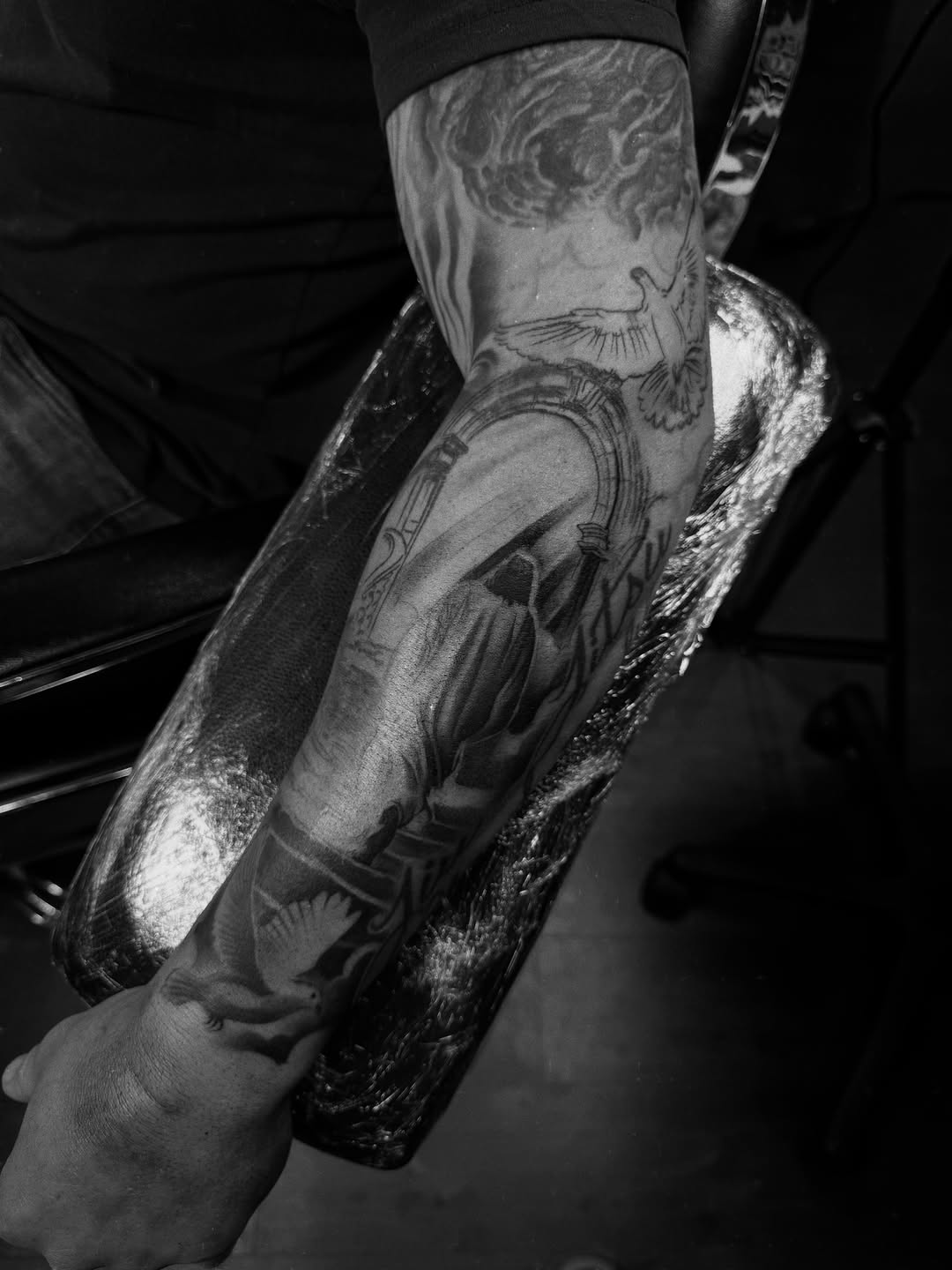 Tattoo by @josephpassion__ — realism, black_and_grey
