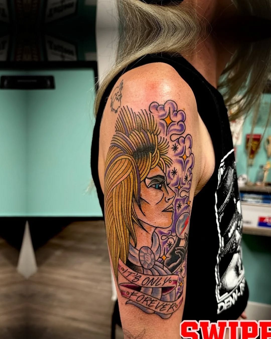 Neo-traditional tattoo on the forearm by @jose.phinelynch