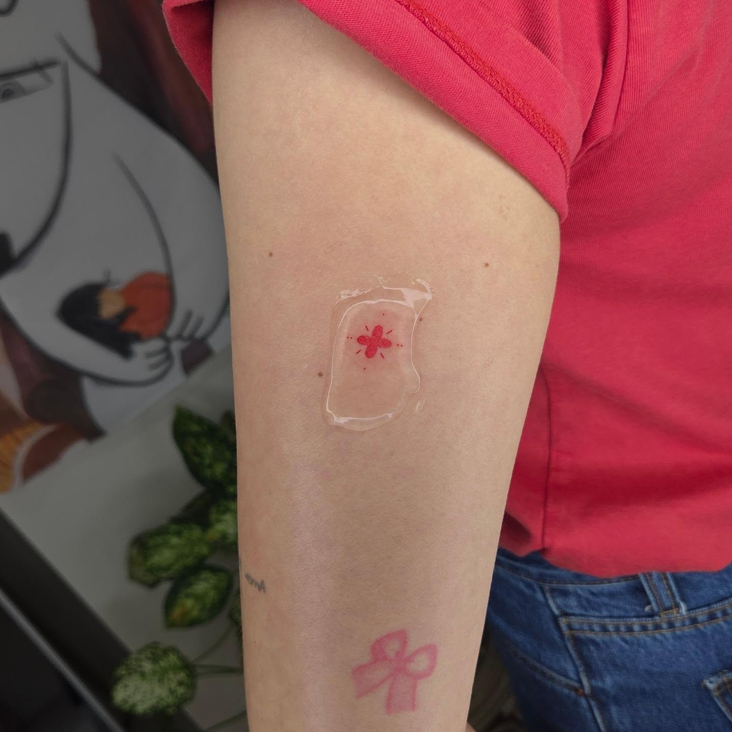 Tattoo by @nurimoon_tattoo — dotwork