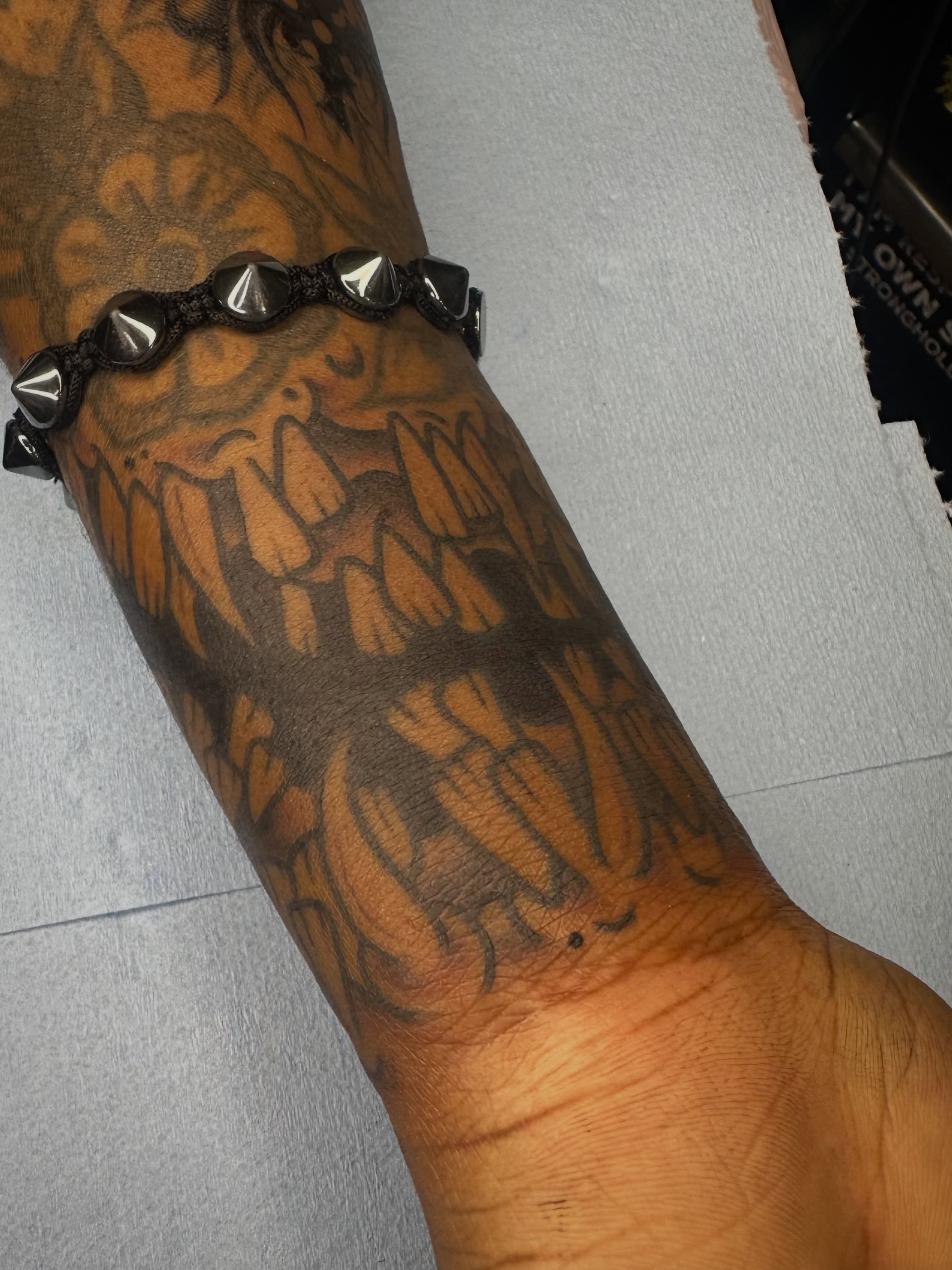 Tattoo by @codydewaldtattooer — black_and_grey