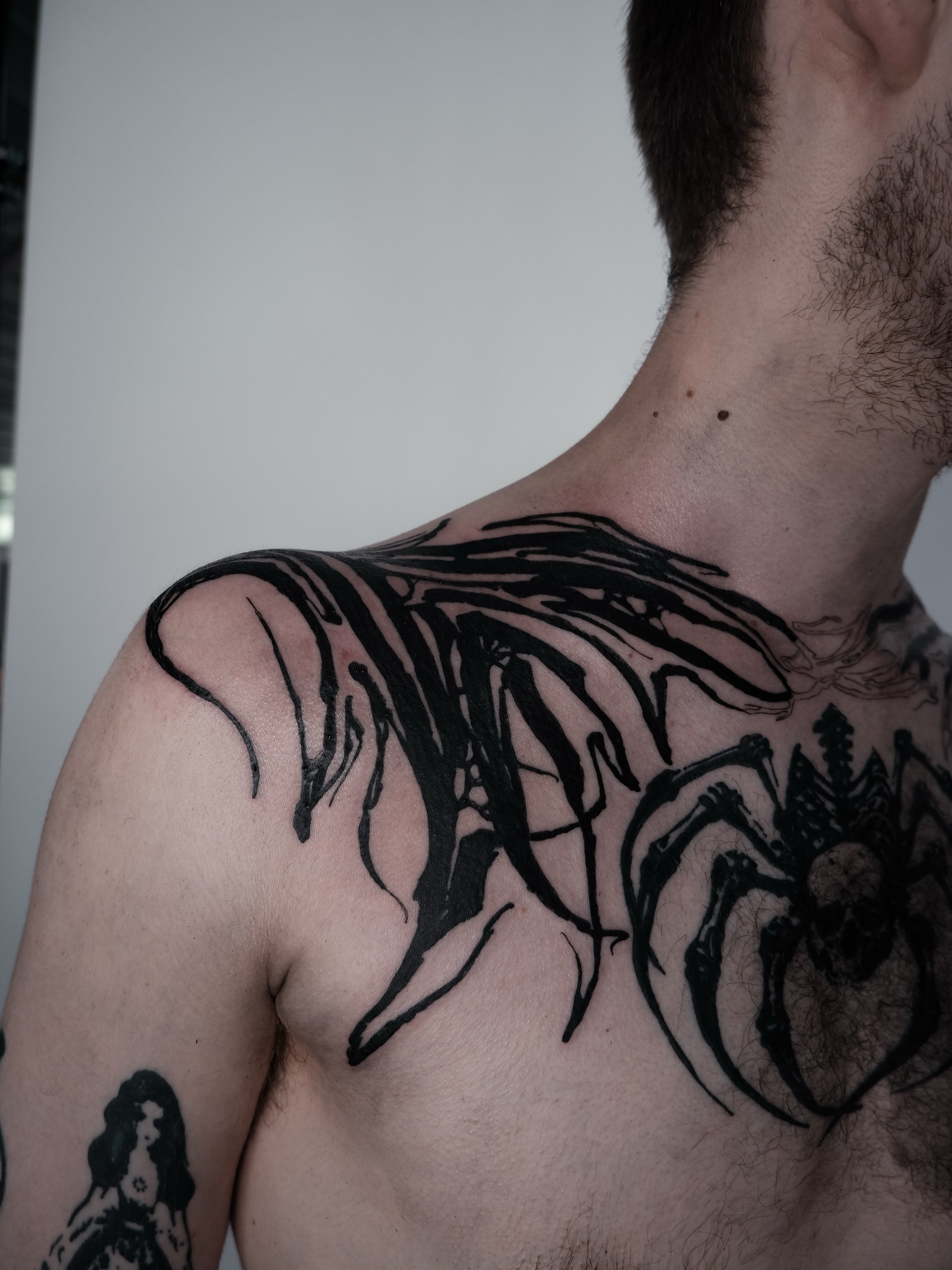 Tattoo by @quentin_tattoorino — black_and_grey