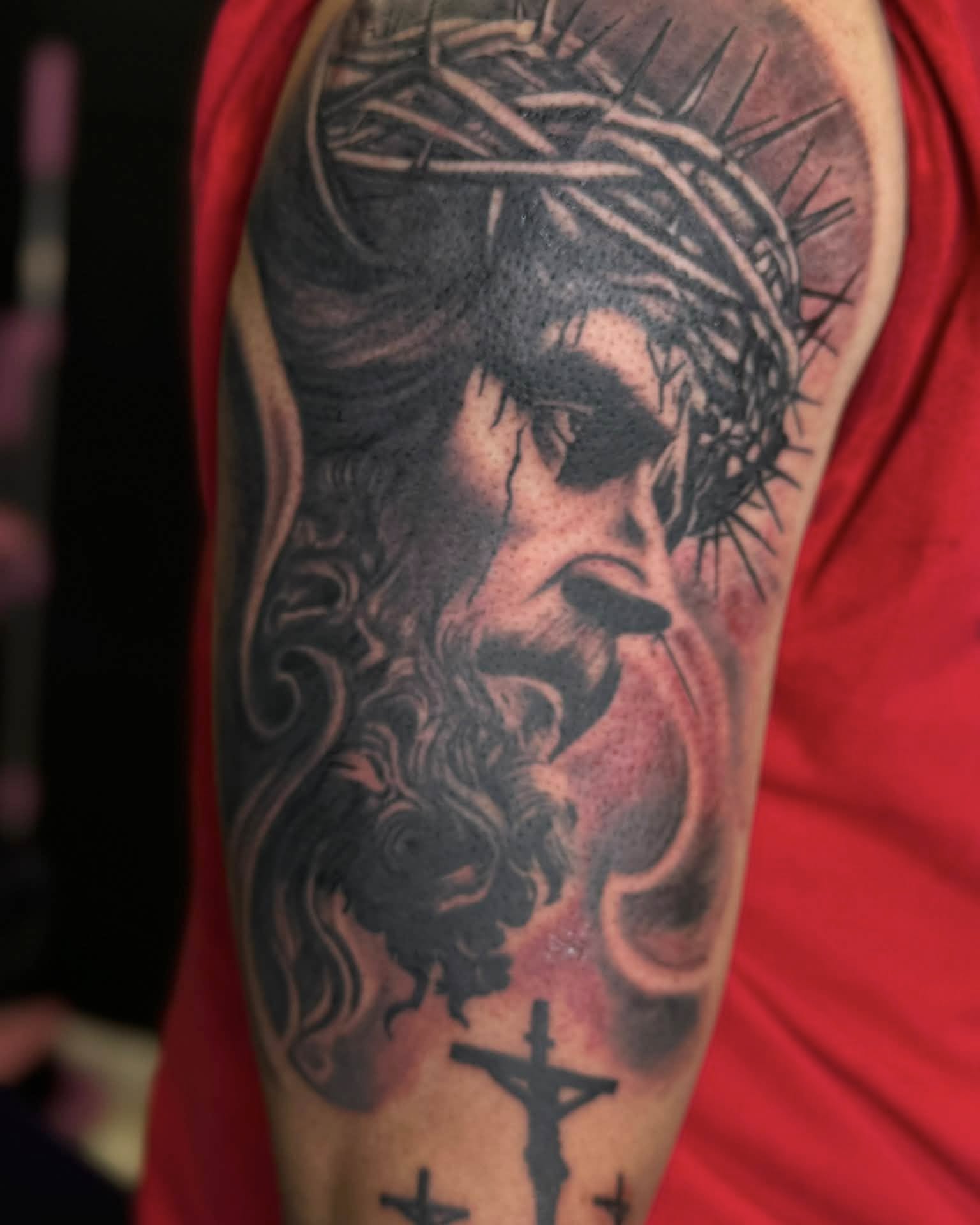 Tattoo by @iamsheinks — realism, dark_realism