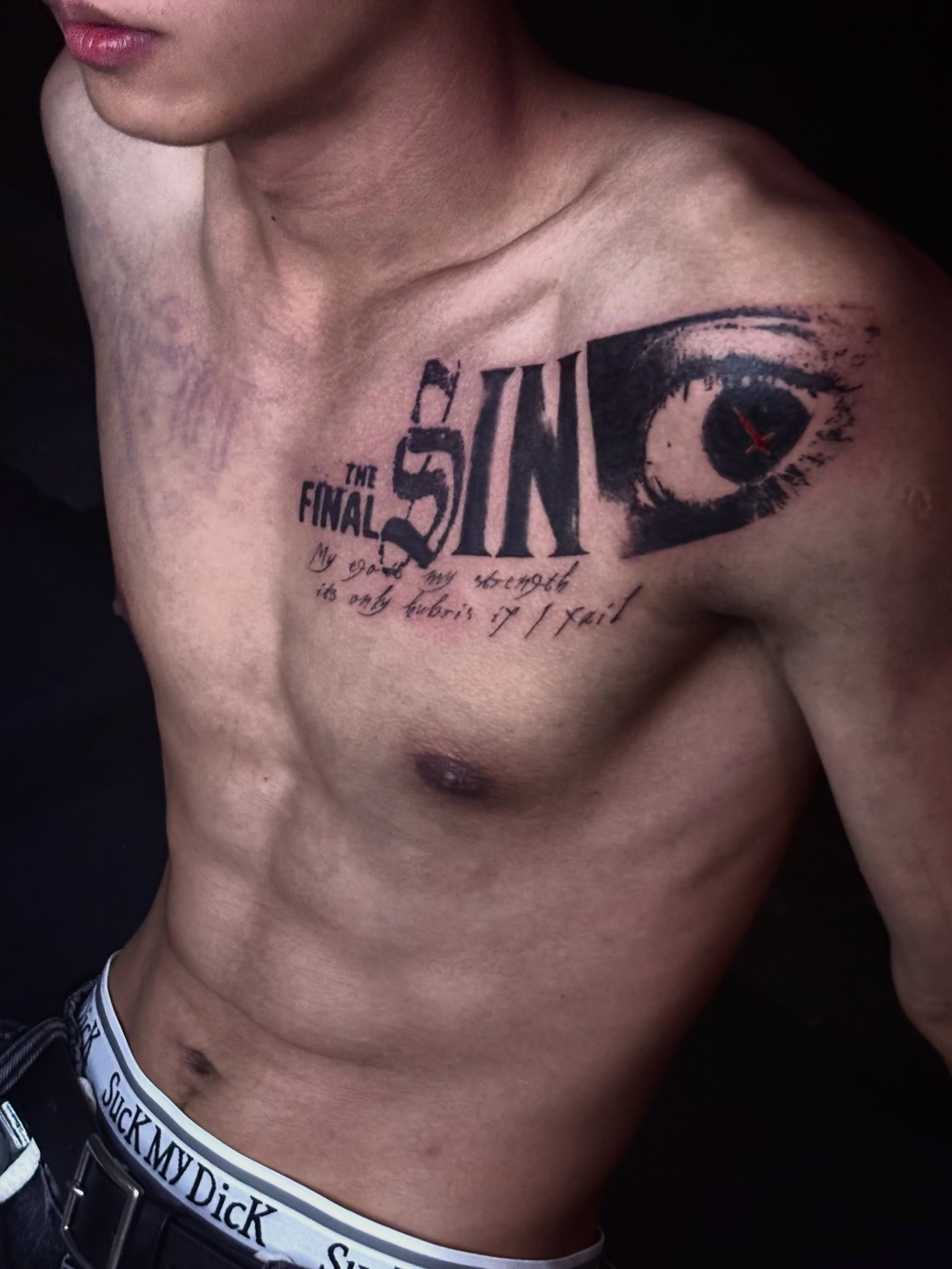 Tattoo by @deathtxpia — black_and_grey, realism