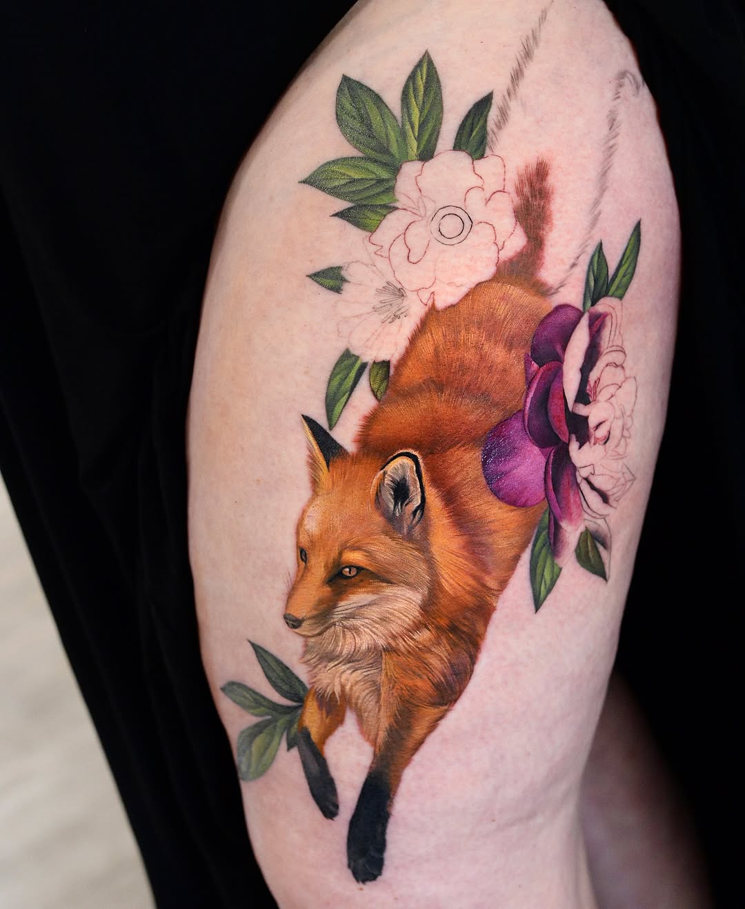 Tattoo by @joicewangtattoos — realism, black_and_grey