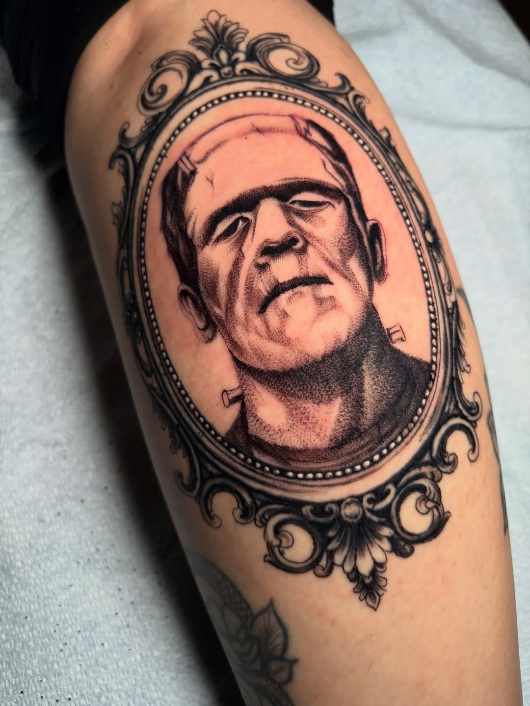 Tattoo by @3mtattoos — realism, black_and_grey