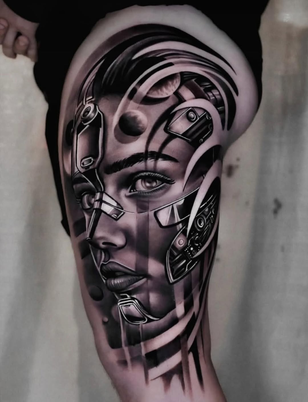Tattoo work at Bizarre Bazaar Tattoo Convention 2026