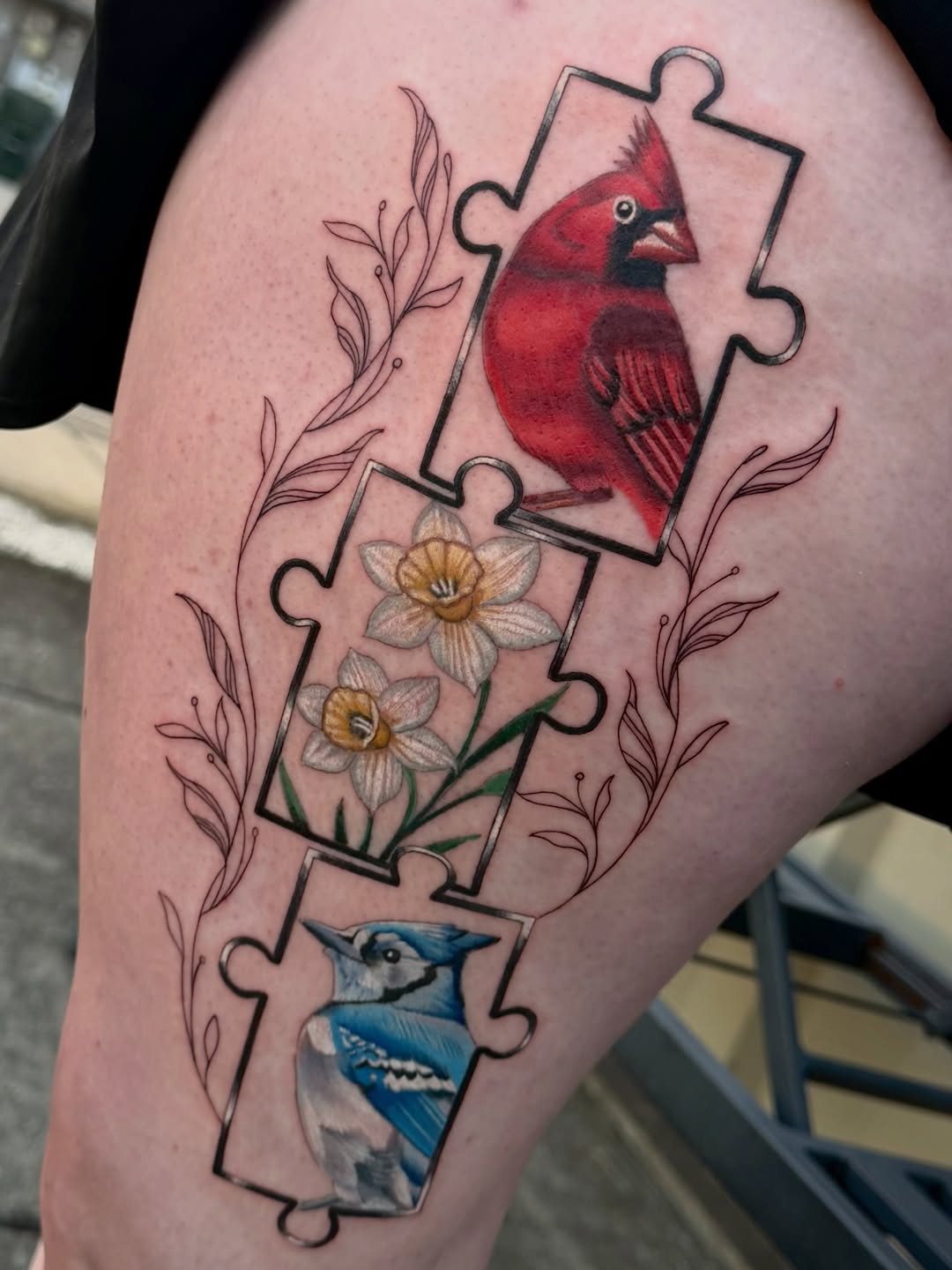 Tattoo by @lovebeavertattoo — realism, fine_line