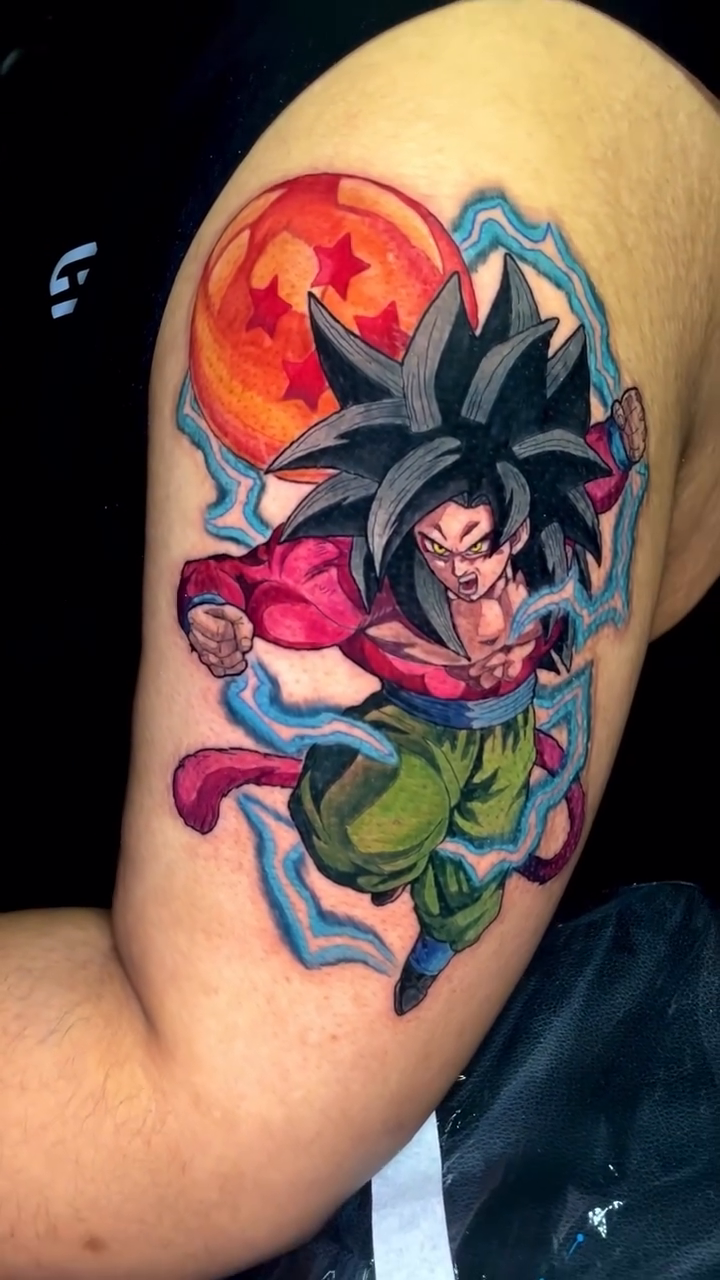 Tattoo by @relliott_artist — anime