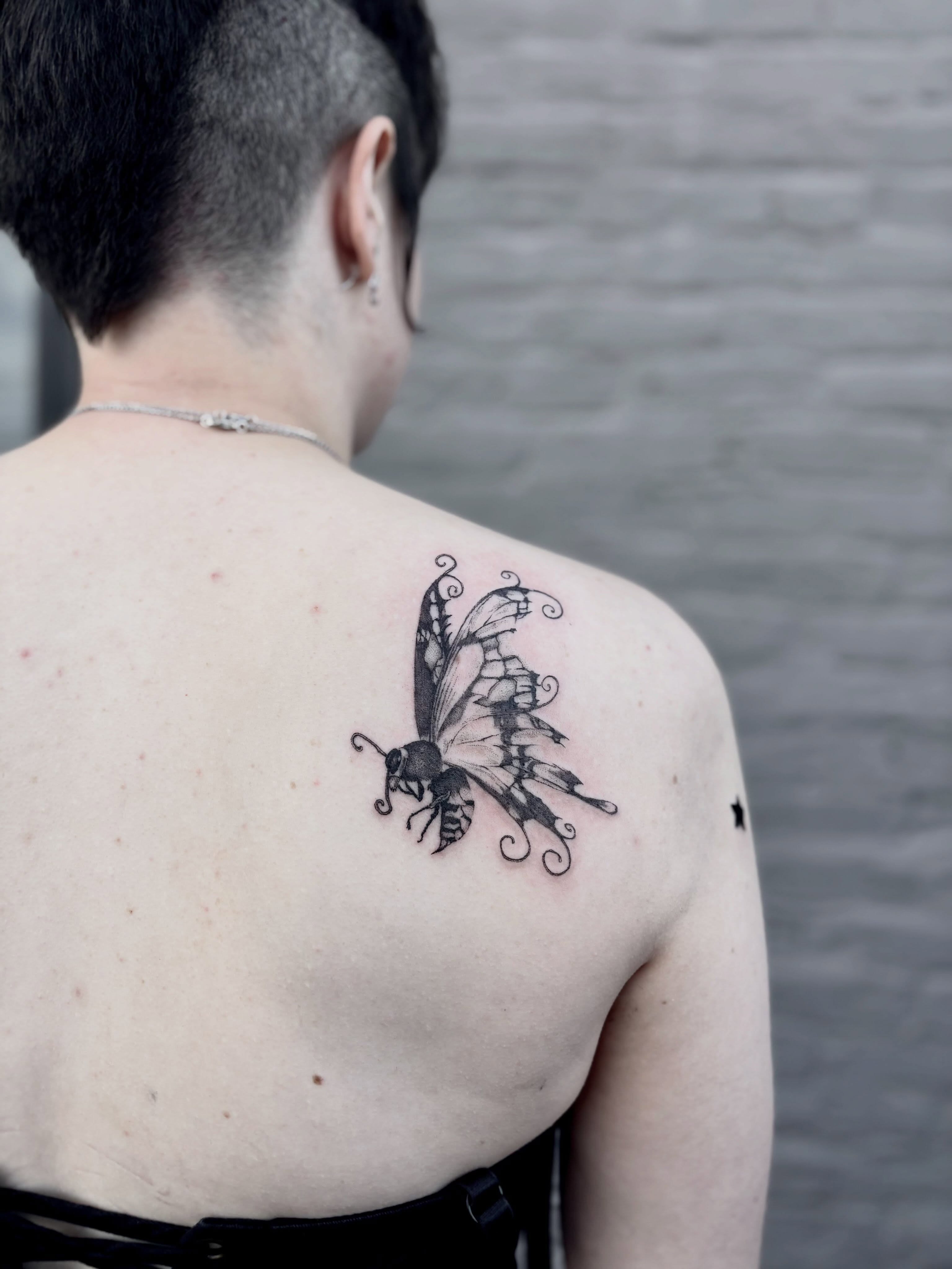 Tattoo by @cold.feet.ttt β black_and_grey