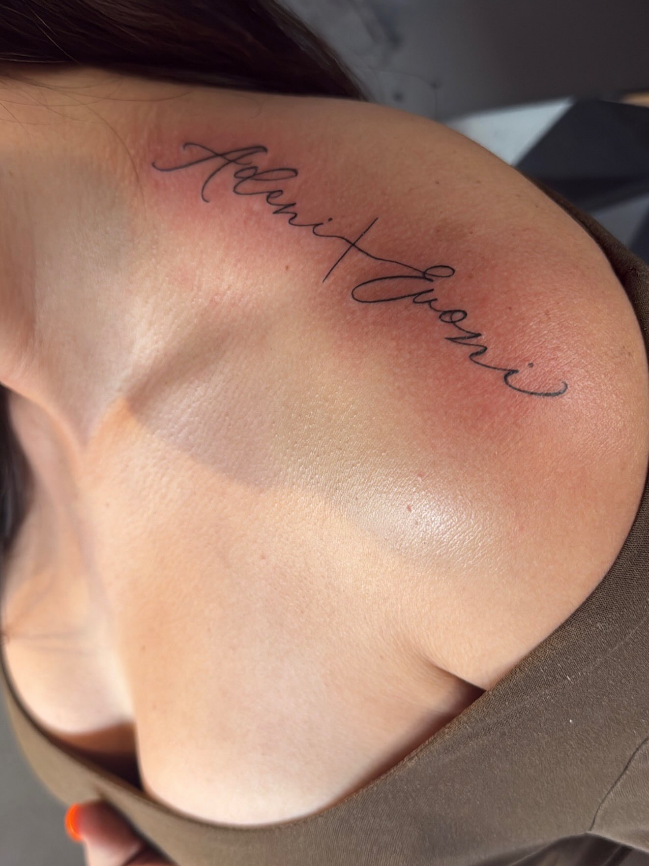Tattoo by @santana_ink โ lettering_script