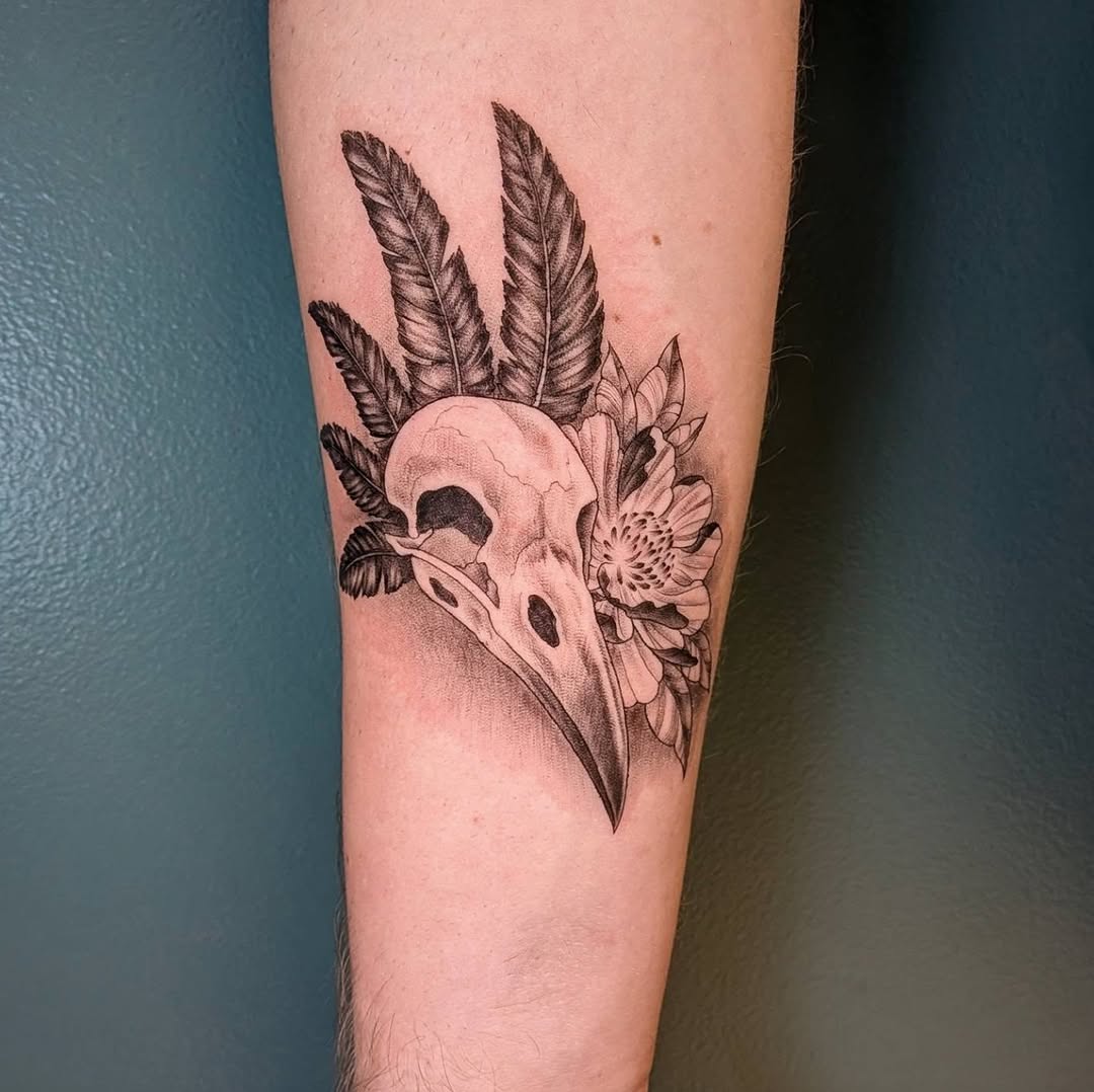 Tattoo by @tattoosbylucyl โ black_and_grey, realism