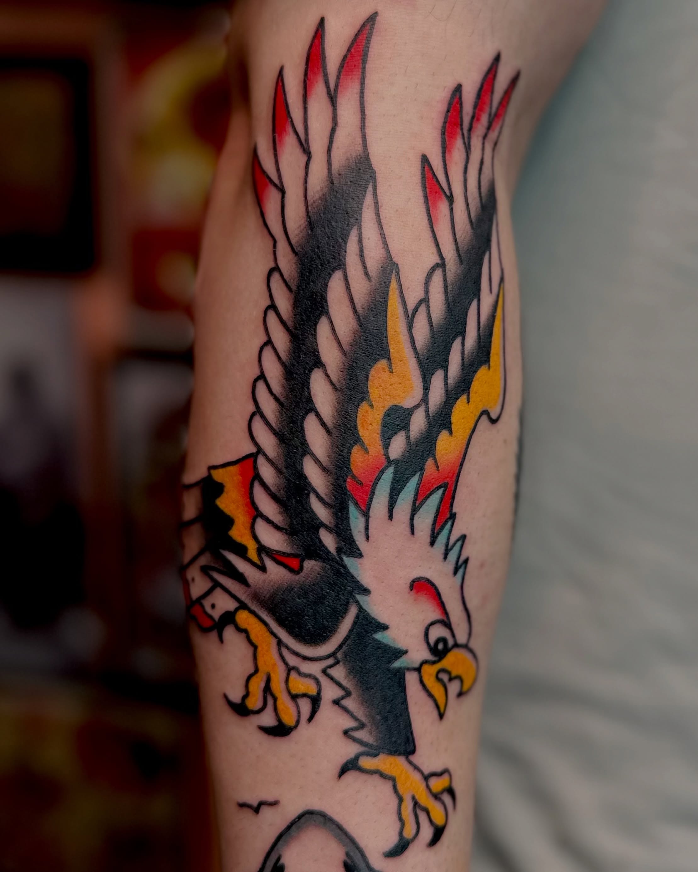 Eagle American traditional tattoo on the forearm by β₯ππππππβ₯ππππβ₯ Traditional Tattoos