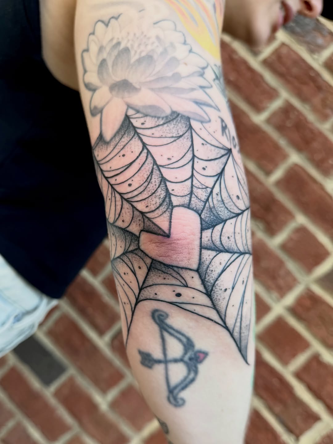 Tattoo by @scastrotattoo — dotwork, black_and_grey