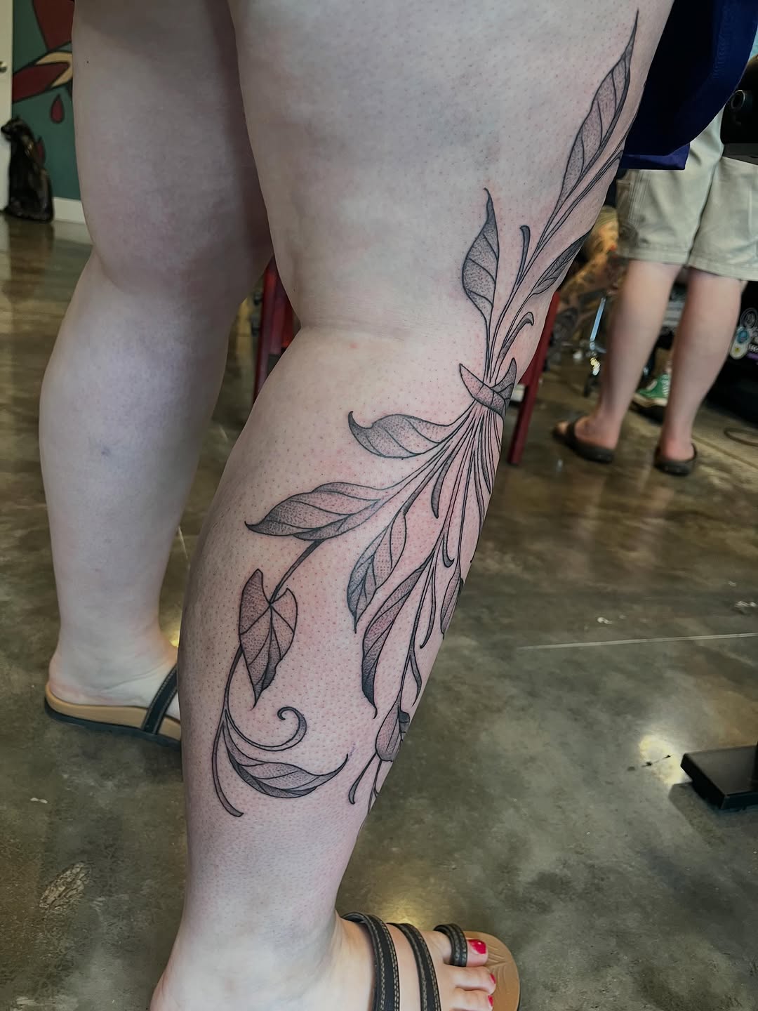Tattoo by @artbyianwhite — fine_line, black_and_grey