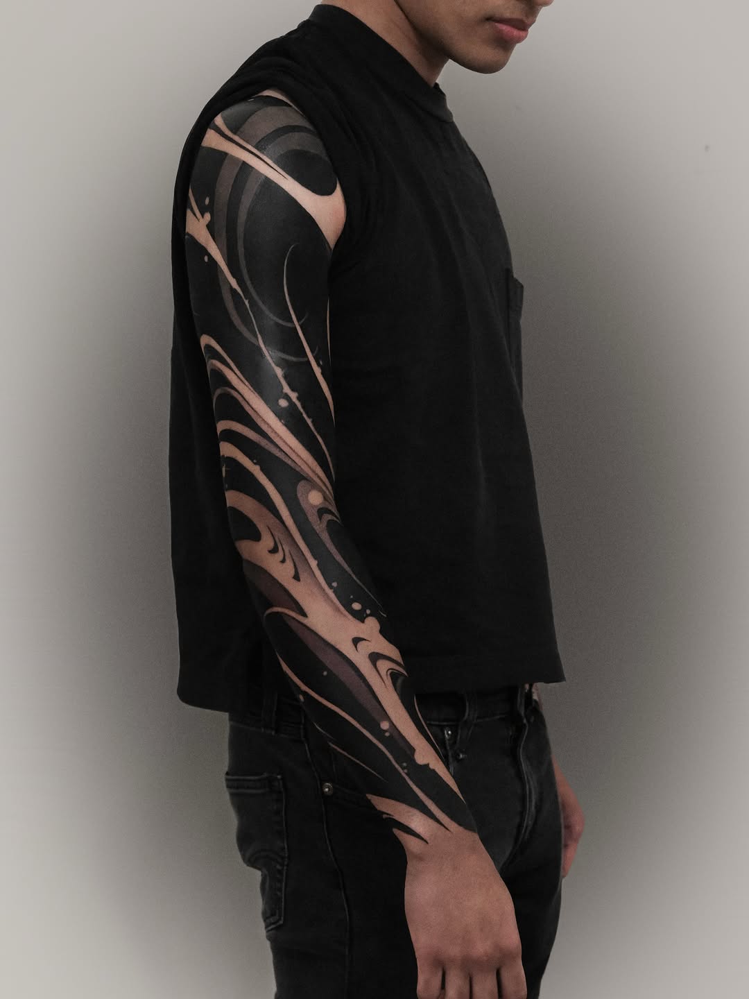 Tattoo by @who_is_ryu — blackwork, ornamental