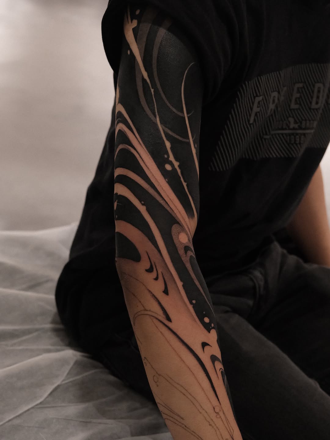 Tattoo by @who_is_ryu — blackwork, ornamental
