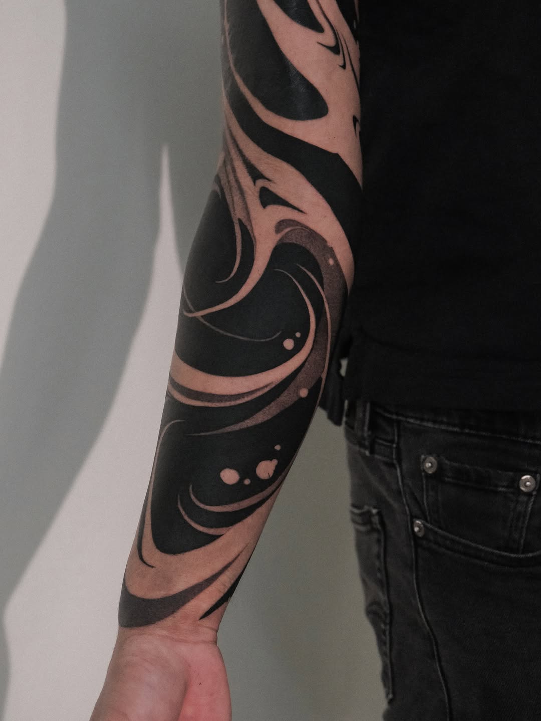 Tattoo by @who_is_ryu — blackwork, ornamental