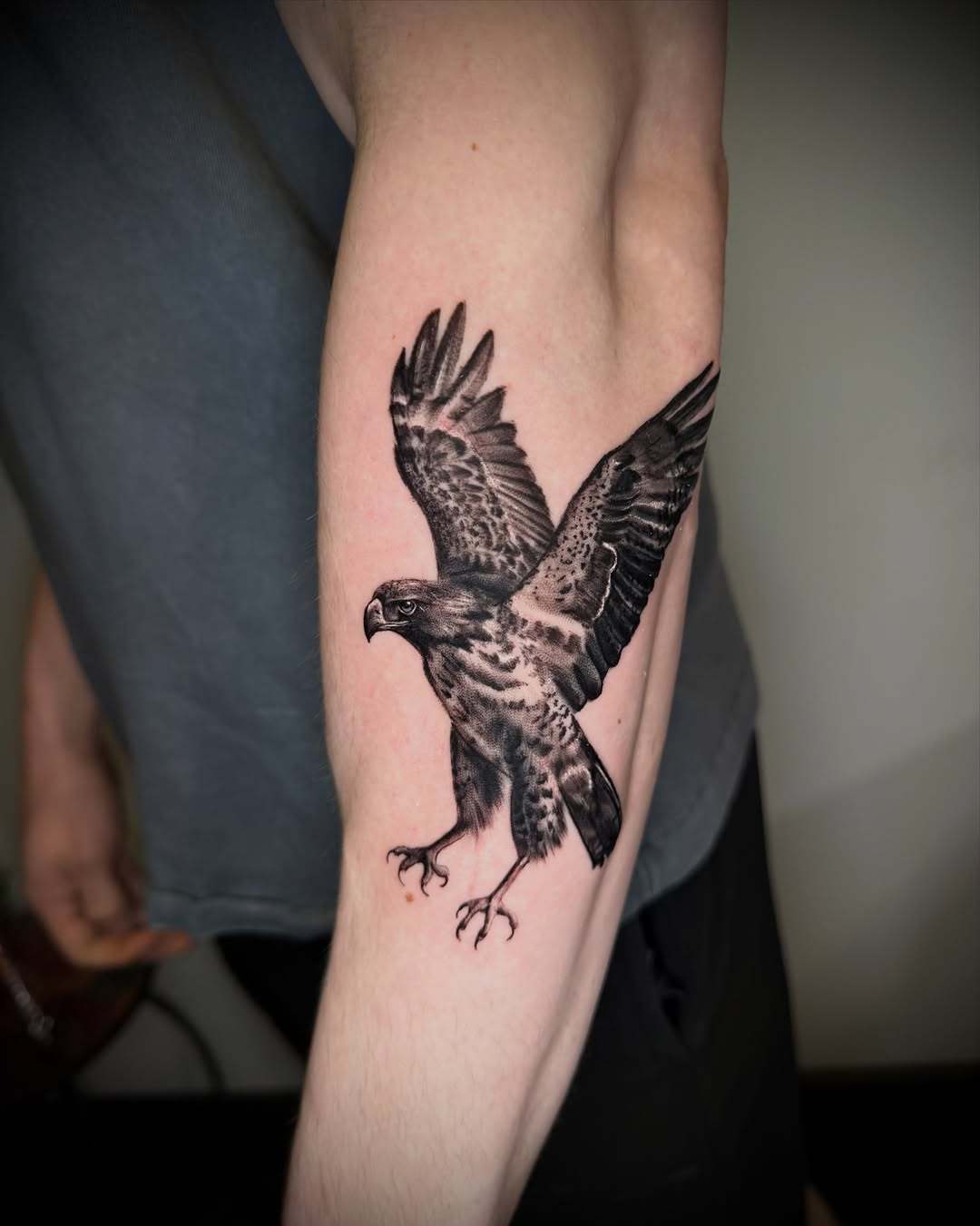 Tattoo by @katherinatattoos โ realism, black_and_grey