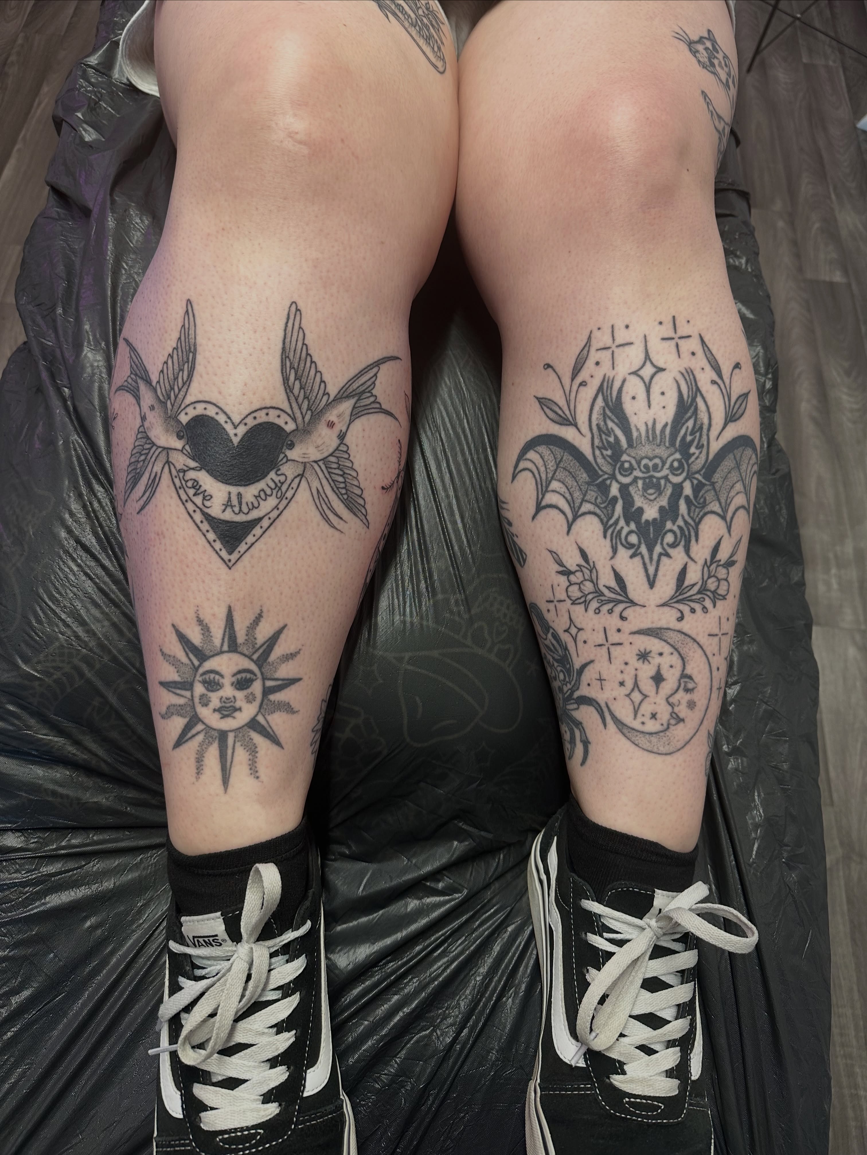 Tattoo by @meg.the.cyclopz_ — american_traditional, black_and_grey