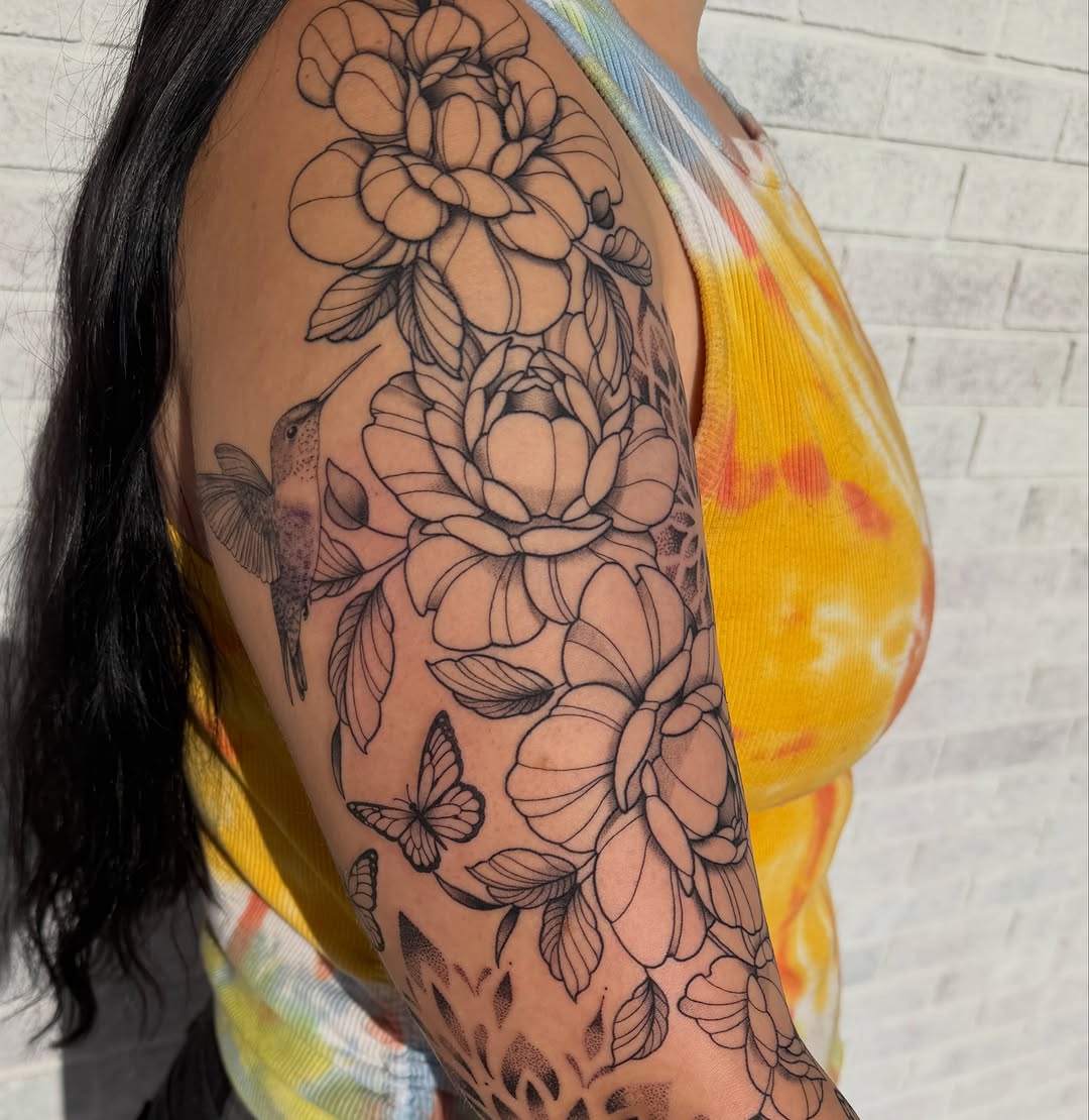 Tattoo by @spookyboo_tattoos — fine_line, black_and_grey