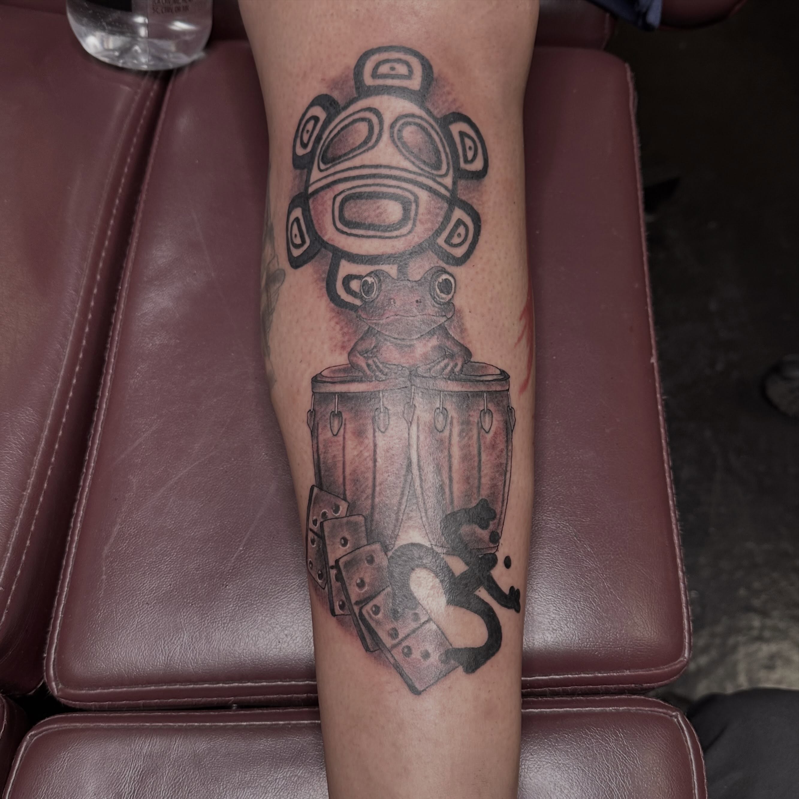 Tattoo by @red_inkz — black_and_grey, realism