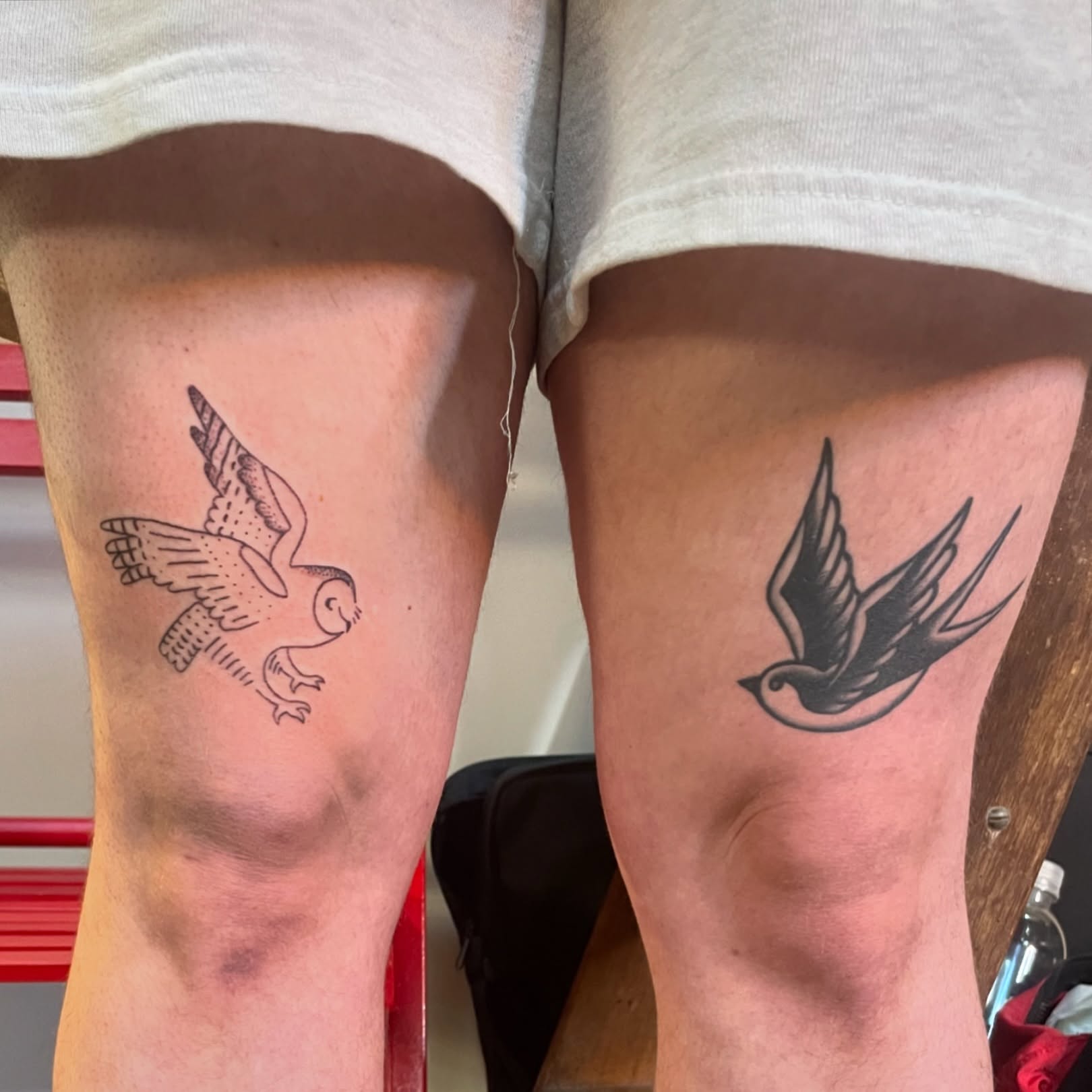 Tattoo by @roepoke — american_traditional, black_and_grey