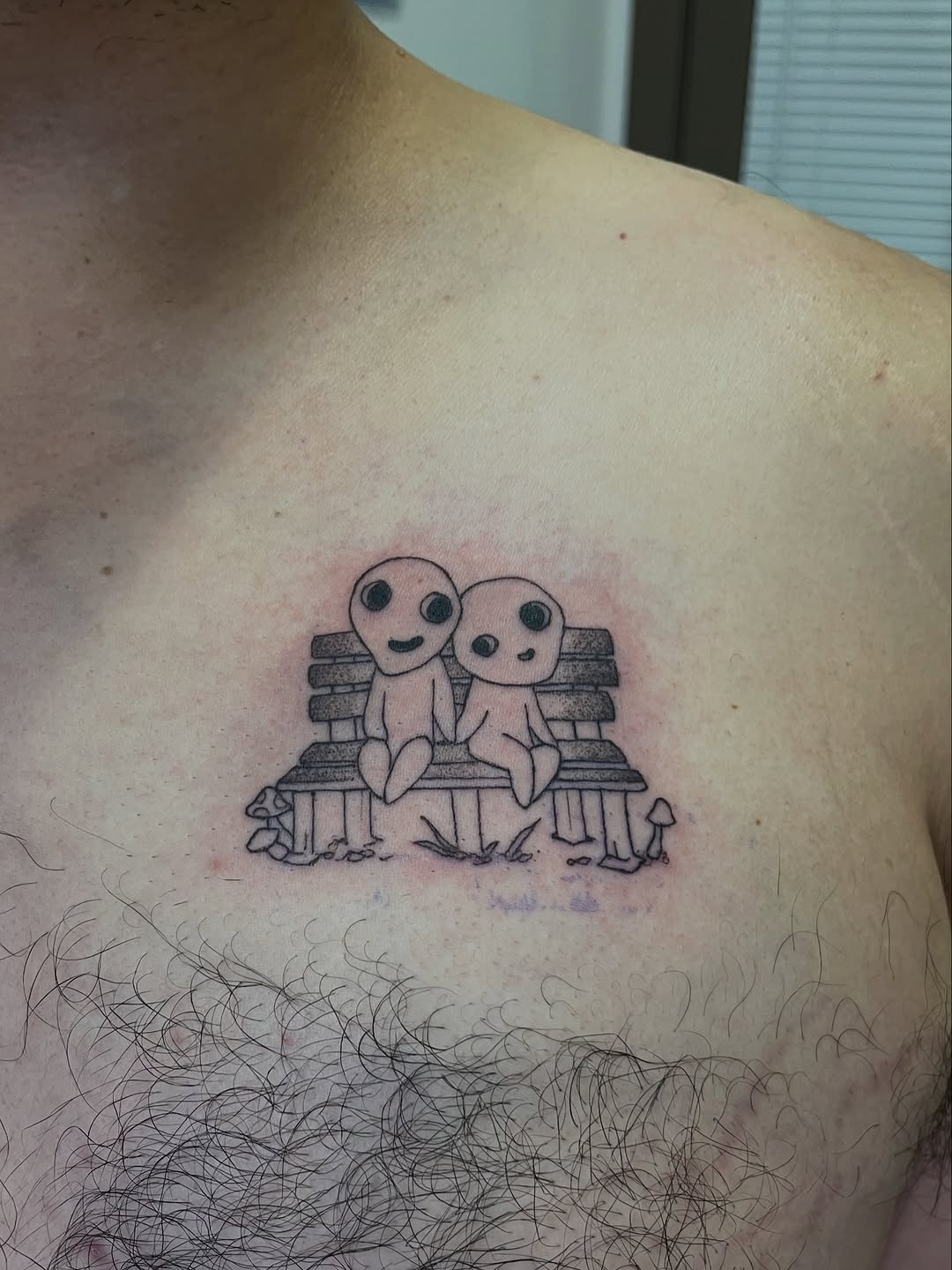 Tattoo by @laceybtattoos — anime, fine_line