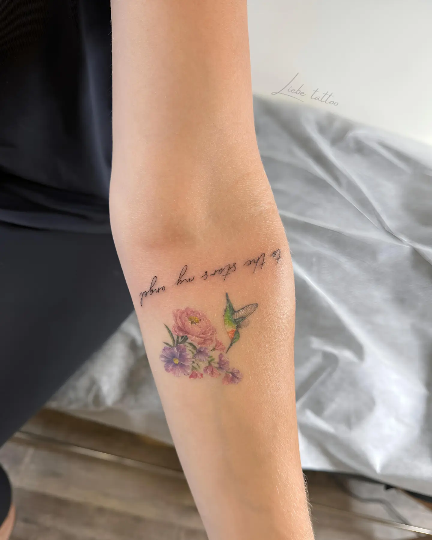 Tattoo by @liebe_tattoo — watercolor