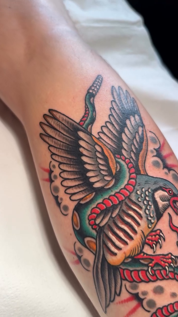 Tattoo by @miguelcomintattooer — american_traditional
