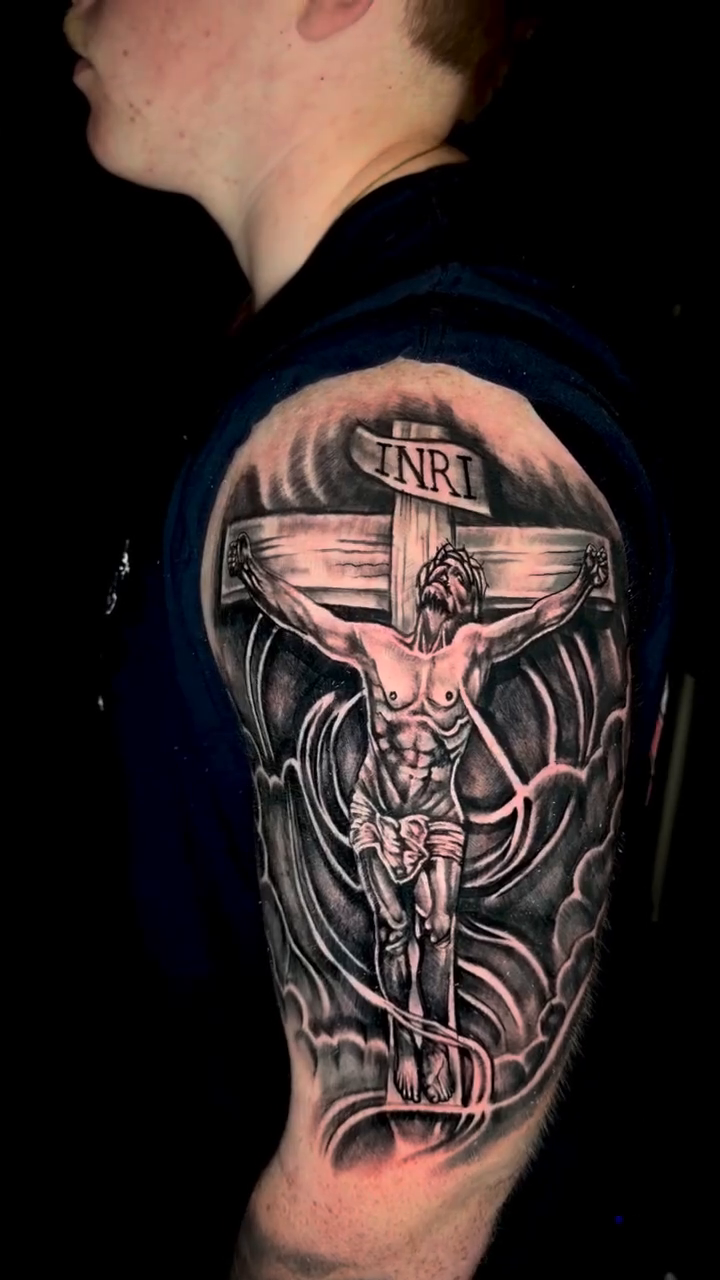 Tattoo by @pbzkillenem β black_and_grey, realism