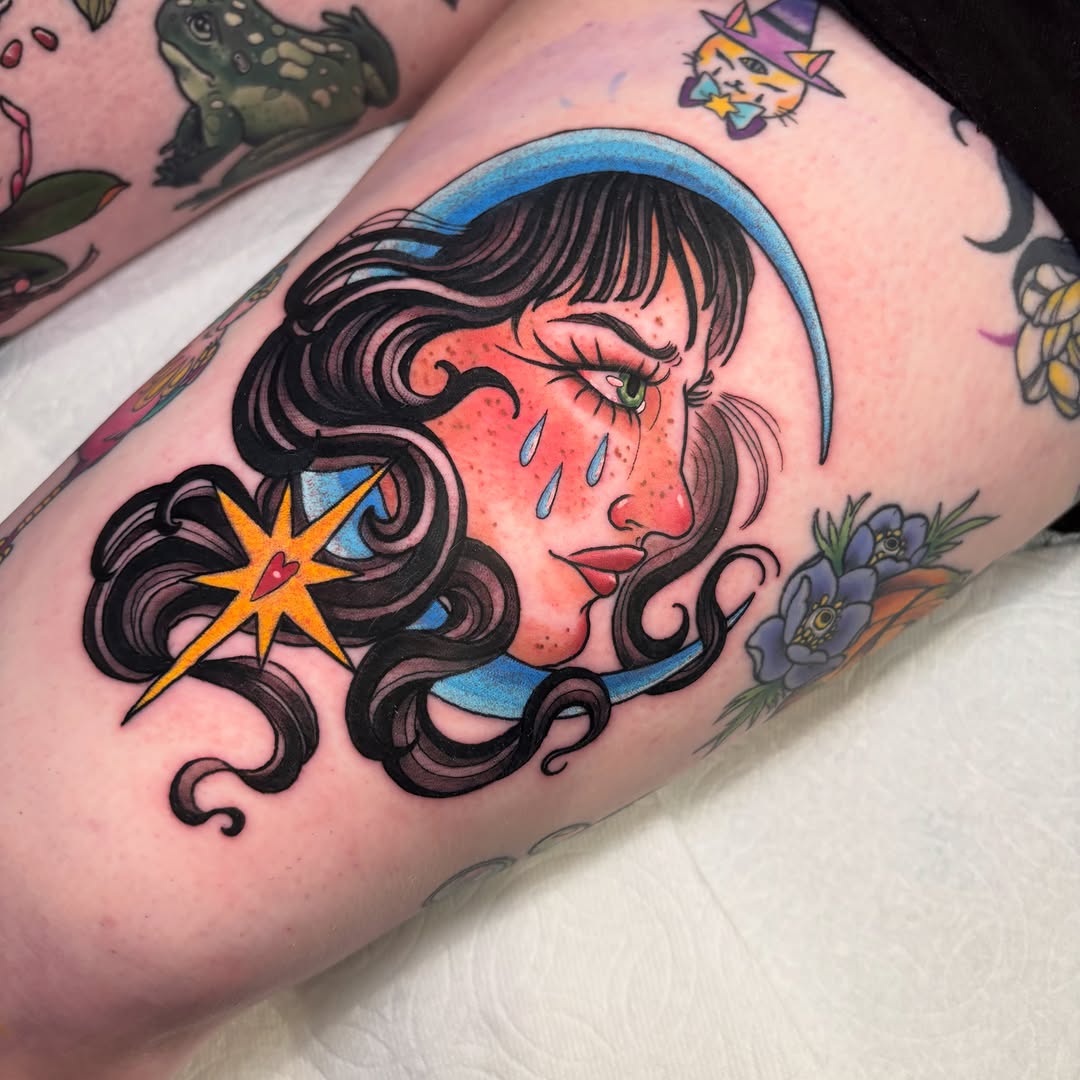 Tattoo by @reidelizabethtattoo — neo_traditional, black_and_grey